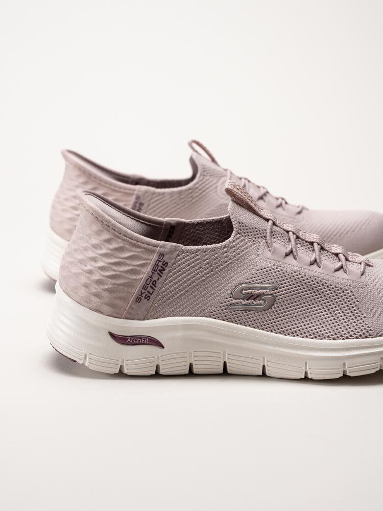 Skechers - Arch Fit Vista - Ljuslila slip-ins sneakers i mesh