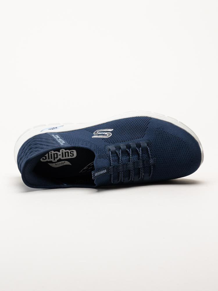 Skechers - Arch Fit Vista - Marinblå slip-ins sneakers