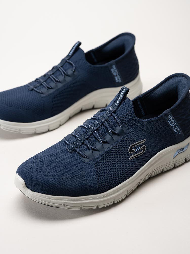 Skechers - Arch Fit Vista - Marinblå slip-ins sneakers