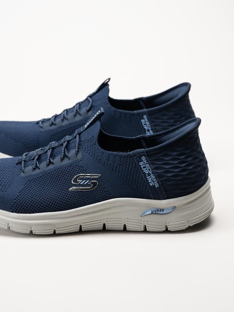 Skechers - Arch Fit Vista - Marinblå slip-ins sneakers