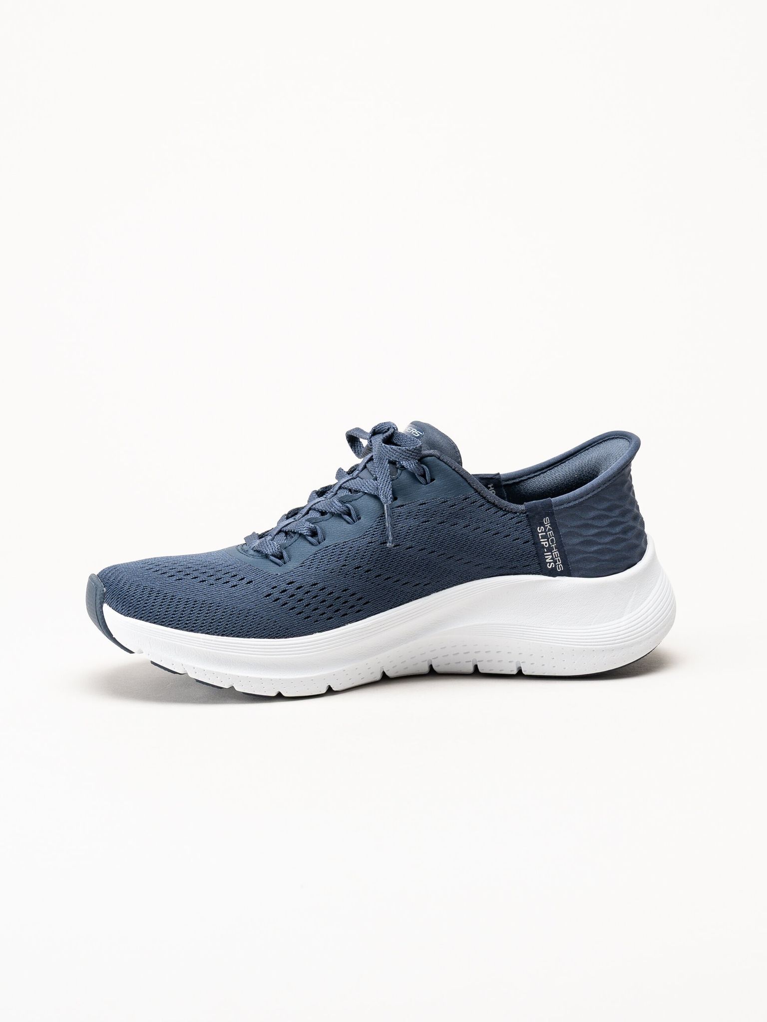 Skechers - Arch Fit 2.0 - Marinblå slip-ins sneakers i mesh
