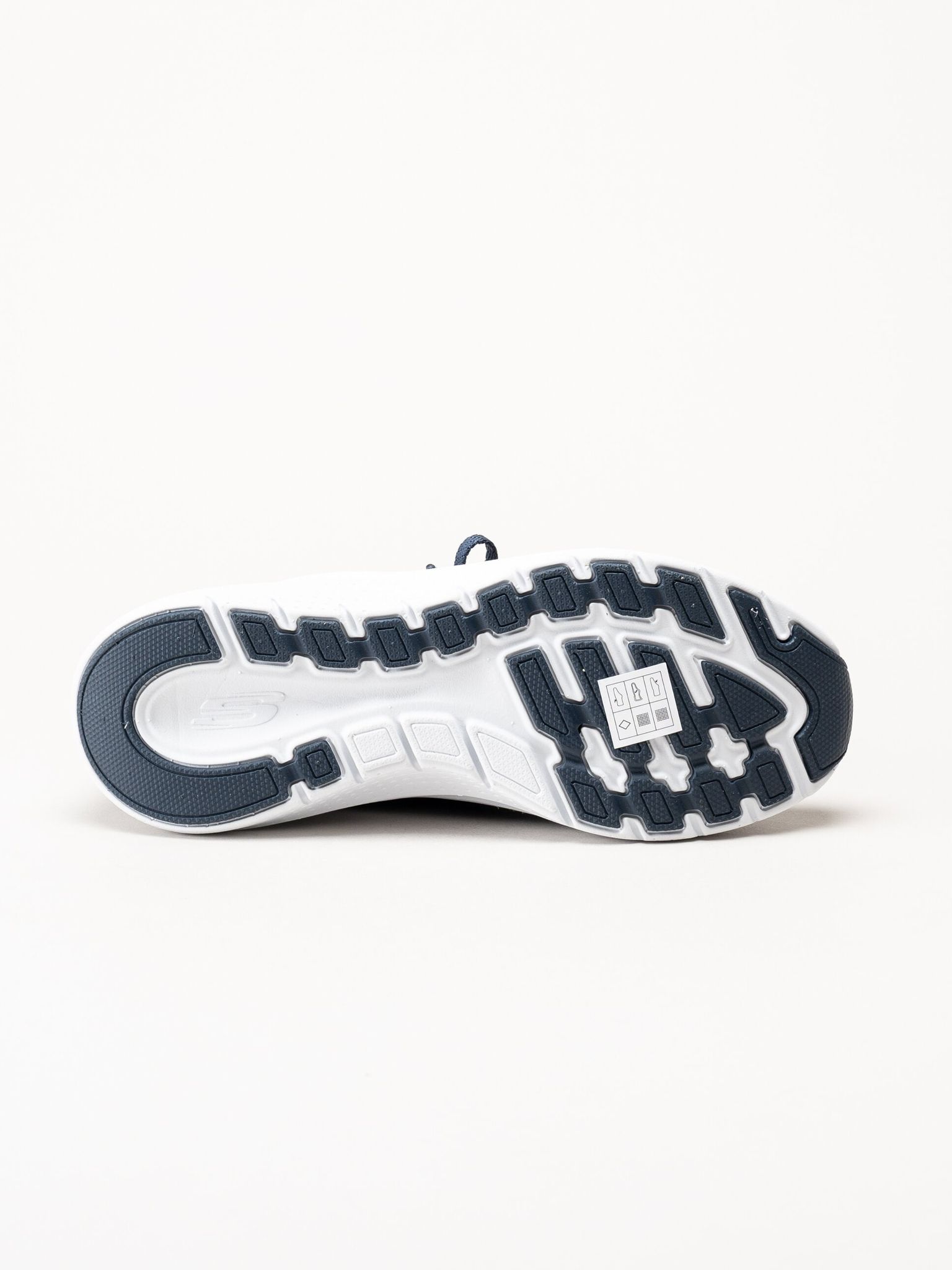 Skechers - Arch Fit 2.0 - Marinblå slip-ins sneakers i mesh