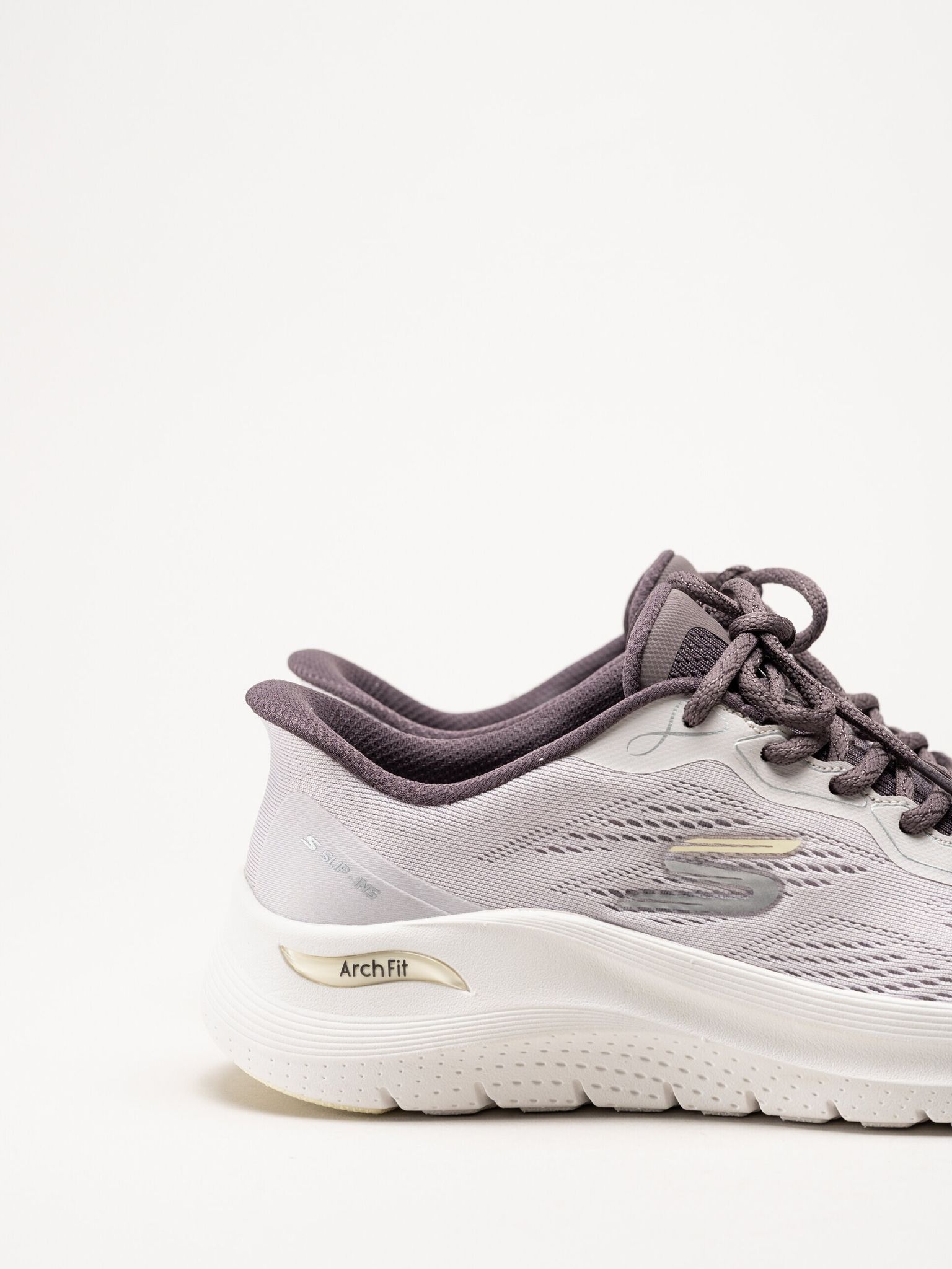 Skechers - Arch Fit 2.0 - Ljuslila slip-ins sneakers i mesh