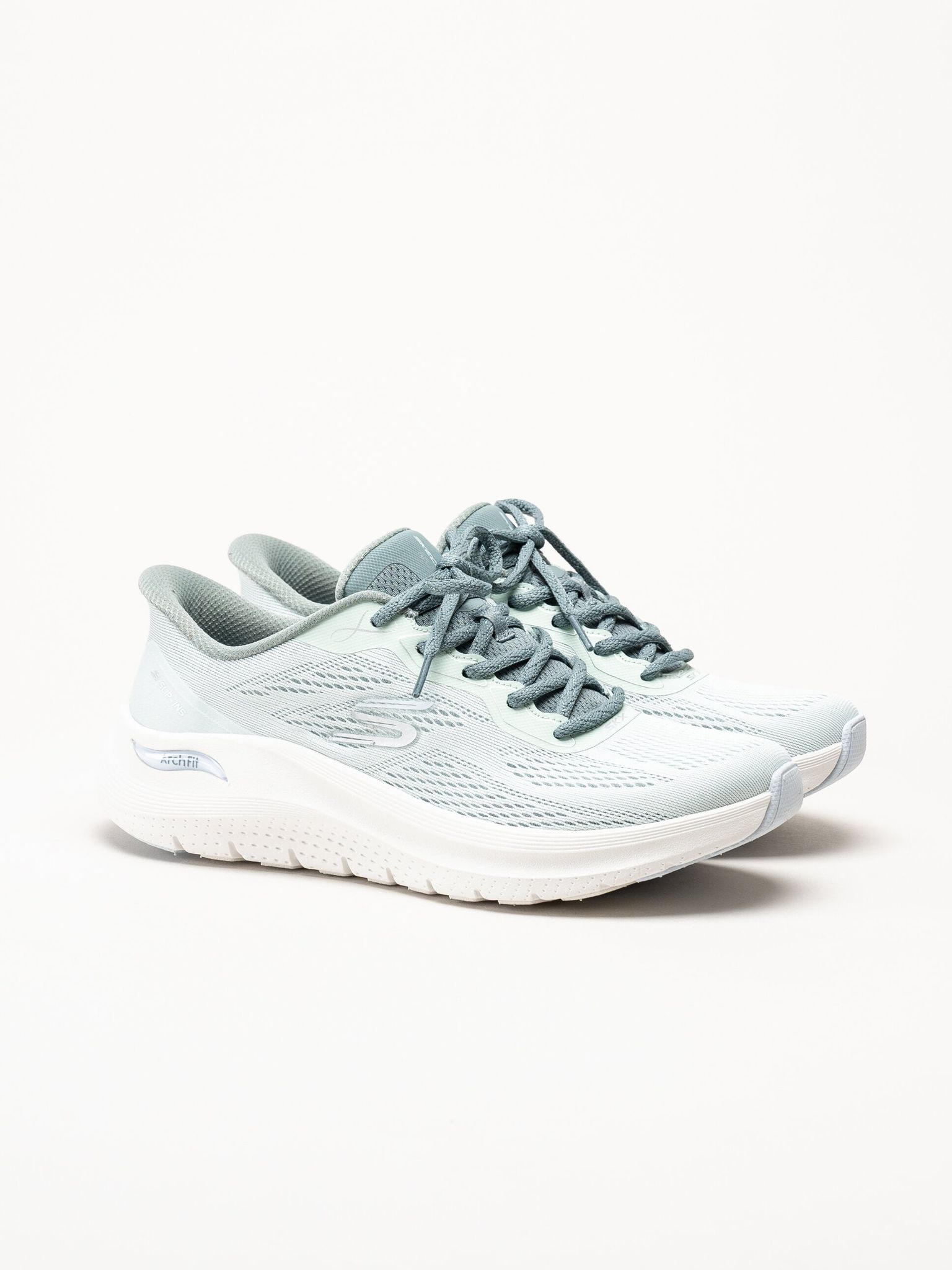 Skechers - Arch Fit 2.0 - Ljusgröna slip-ins sneakers