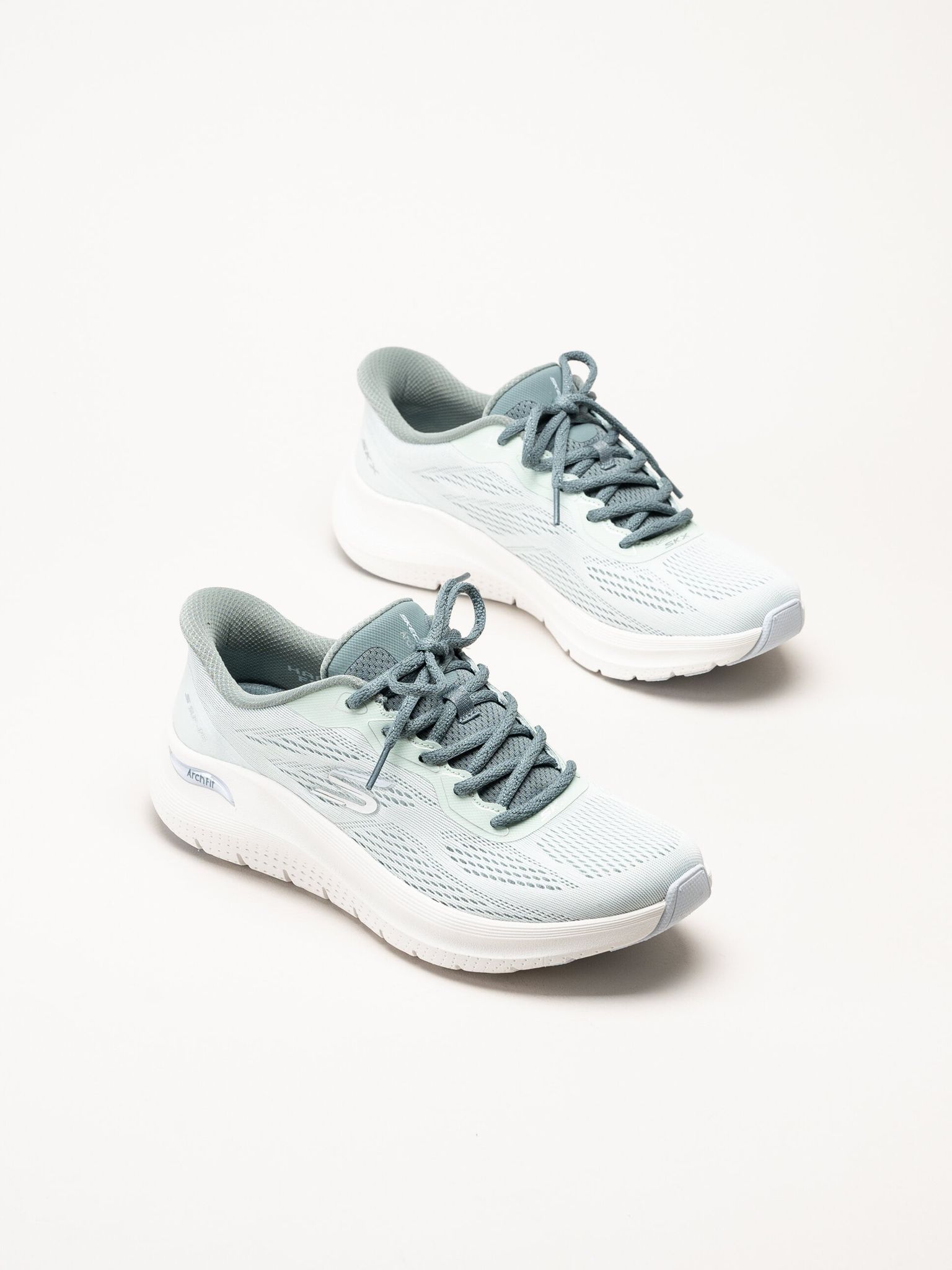 Skechers - Arch Fit 2.0 - Ljusgröna slip-ins sneakers