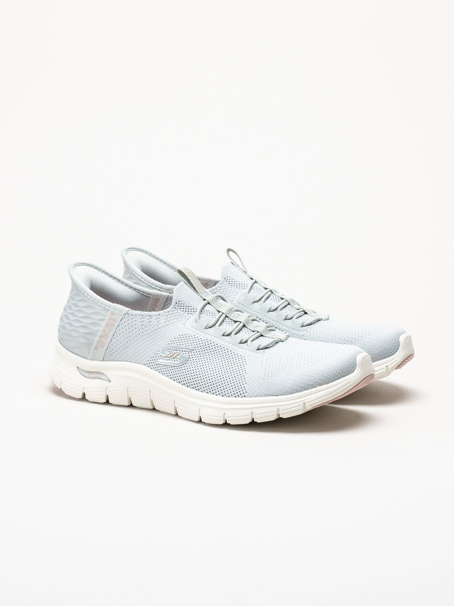 Skechers - Arch Fit Vista - Ljusgröna slip-ins sneakers
