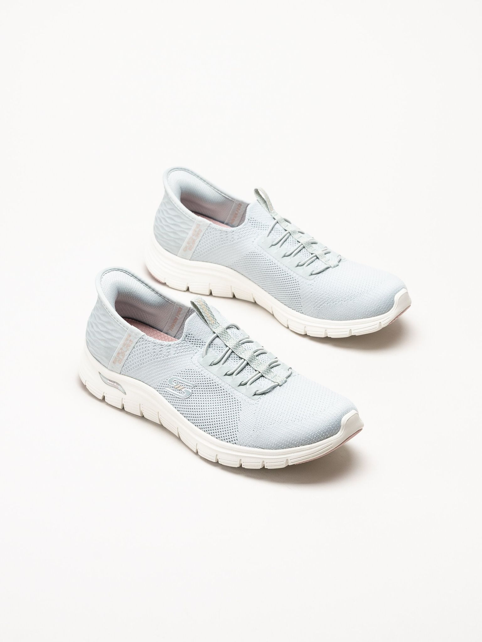 Skechers - Arch Fit Vista - Ljusgröna slip-ins sneakers