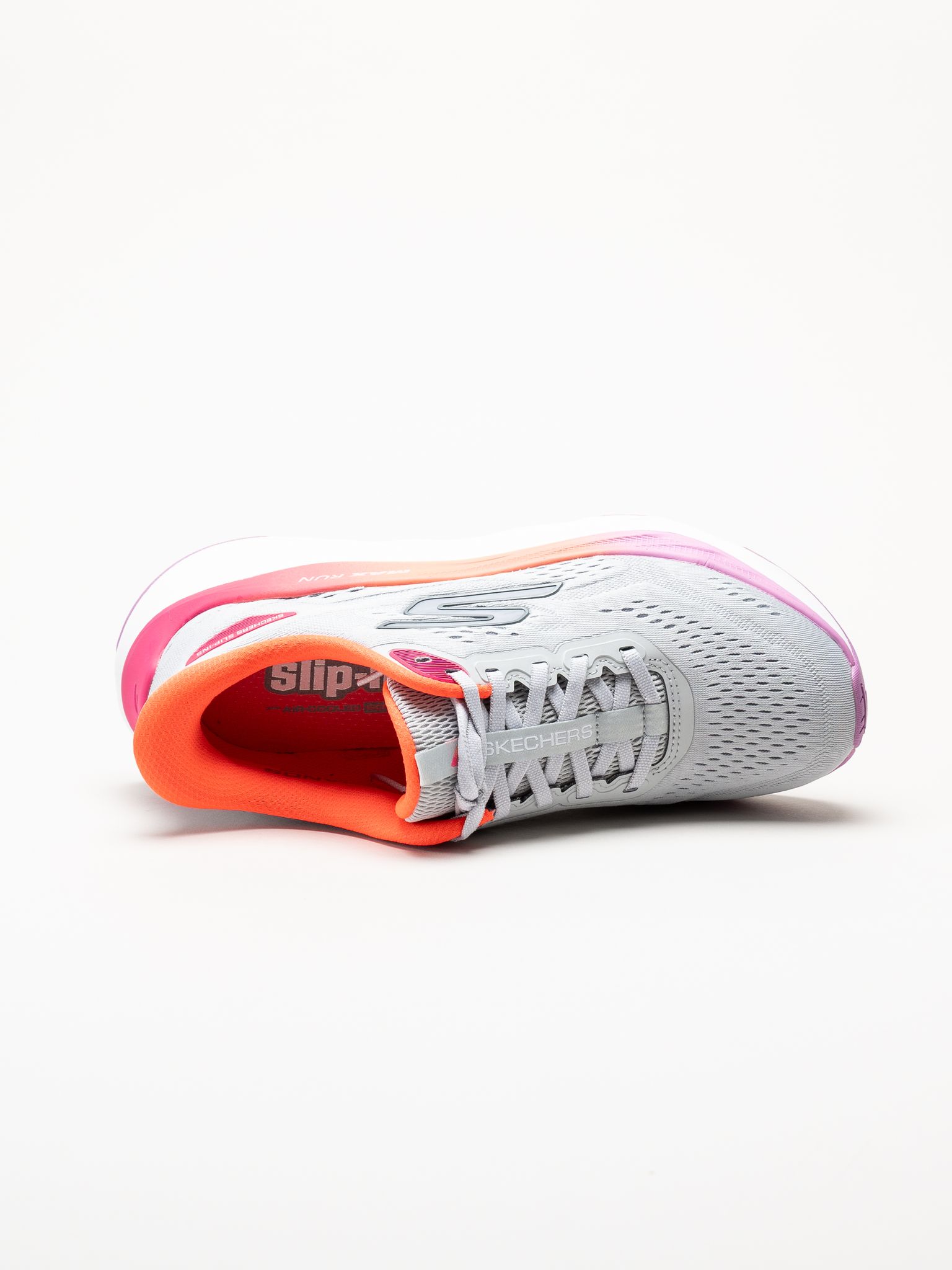 Skechers - Max Cushioning - Gråa slip ins sneakers