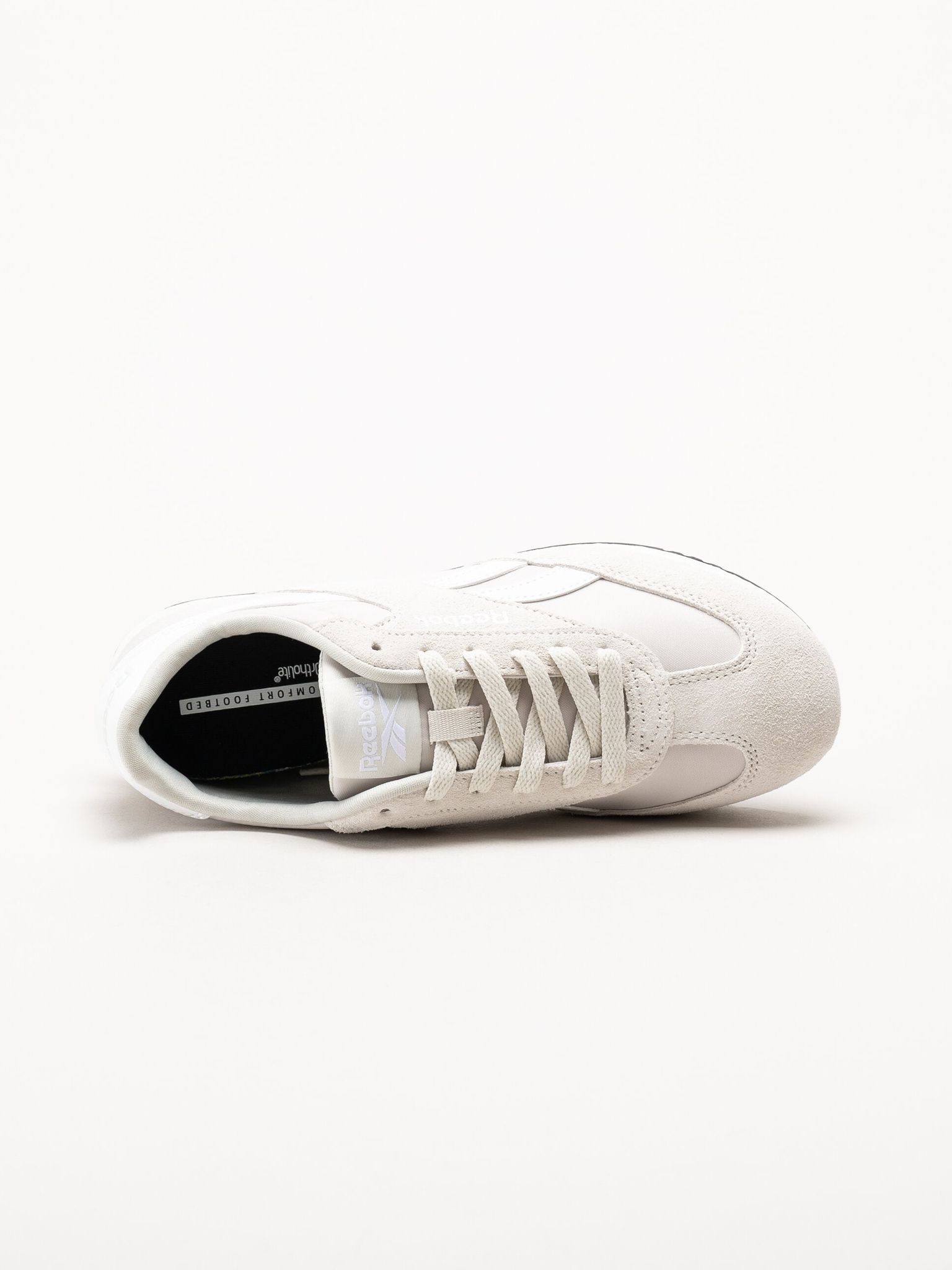 Reebok - World 70 - Beige sneakers i nylon och mocka