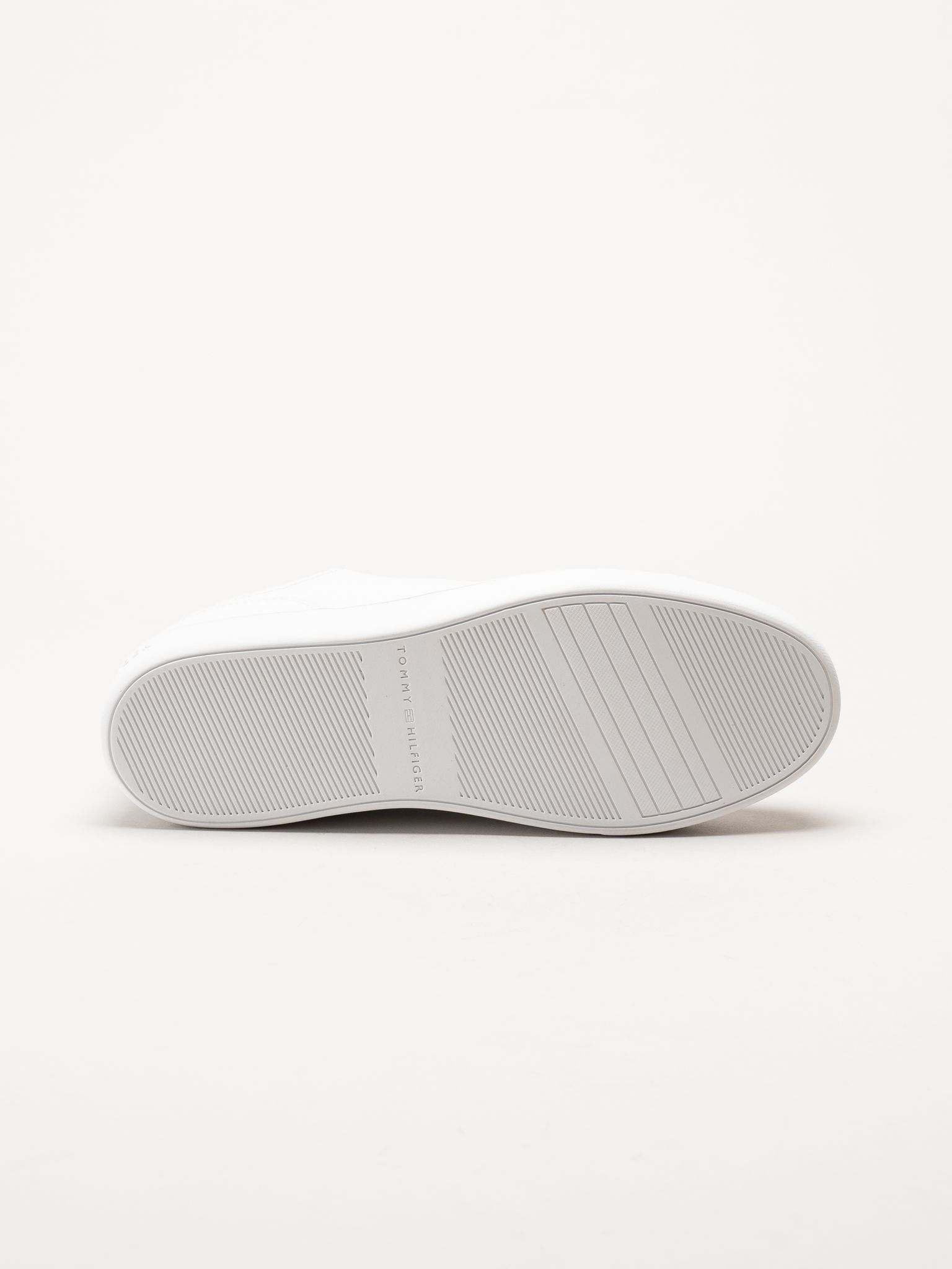 Tommy Hilfiger - Casual Cupsole Sneaker - Vita sneakers i skinn