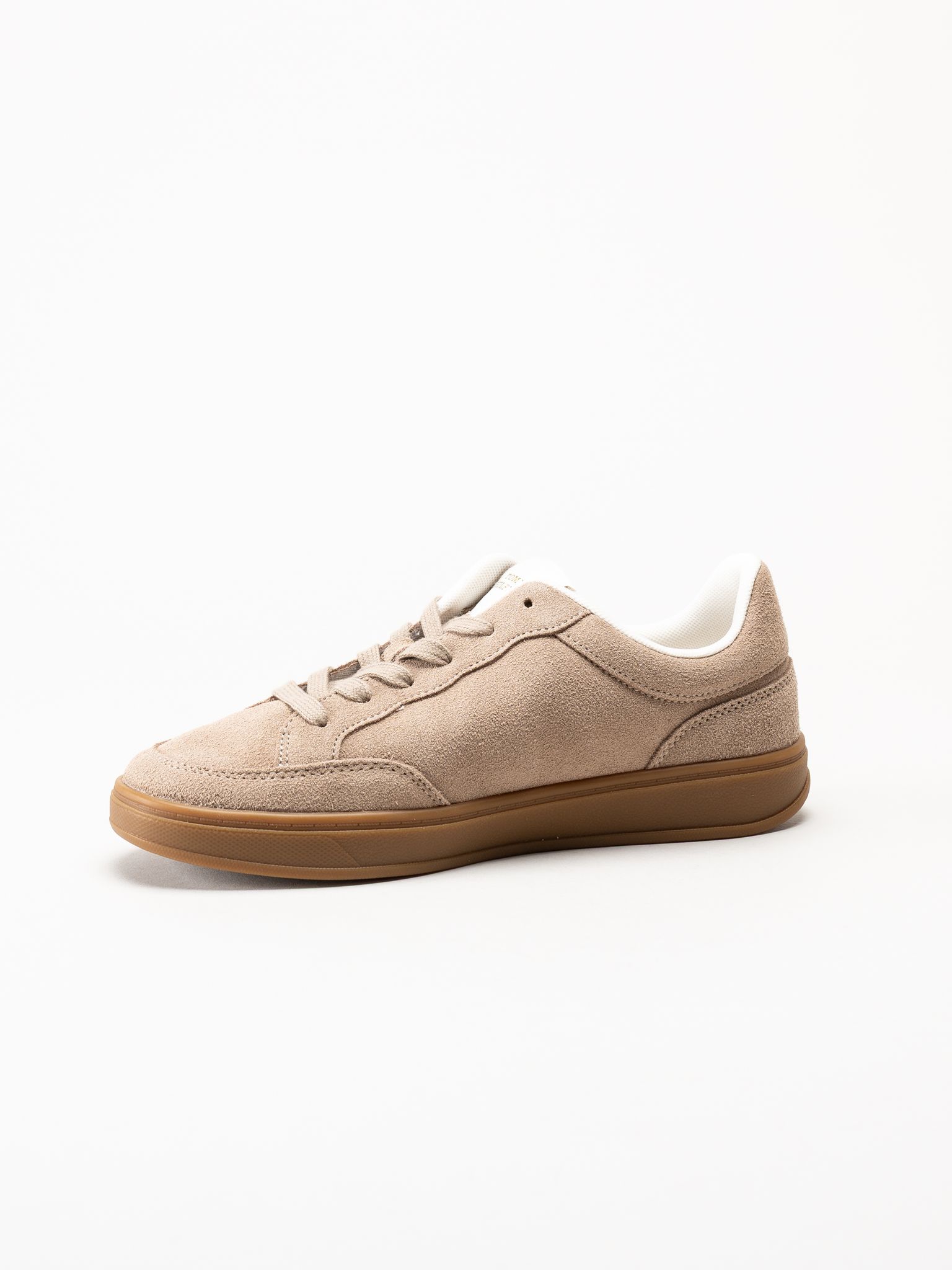 Tommy Hilfiger - TH Heritage Court Sneaker Sued - Beige sneakers i mocka