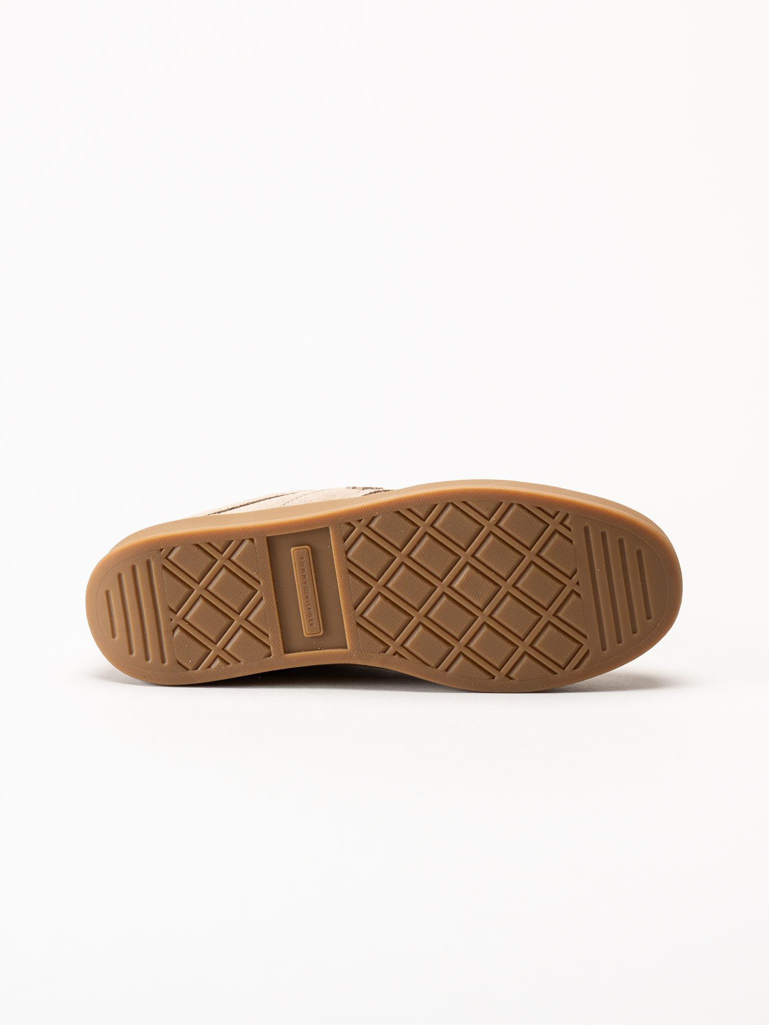 Tommy Hilfiger - TH Heritage Court Sneaker Sued - Beige sneakers i mocka