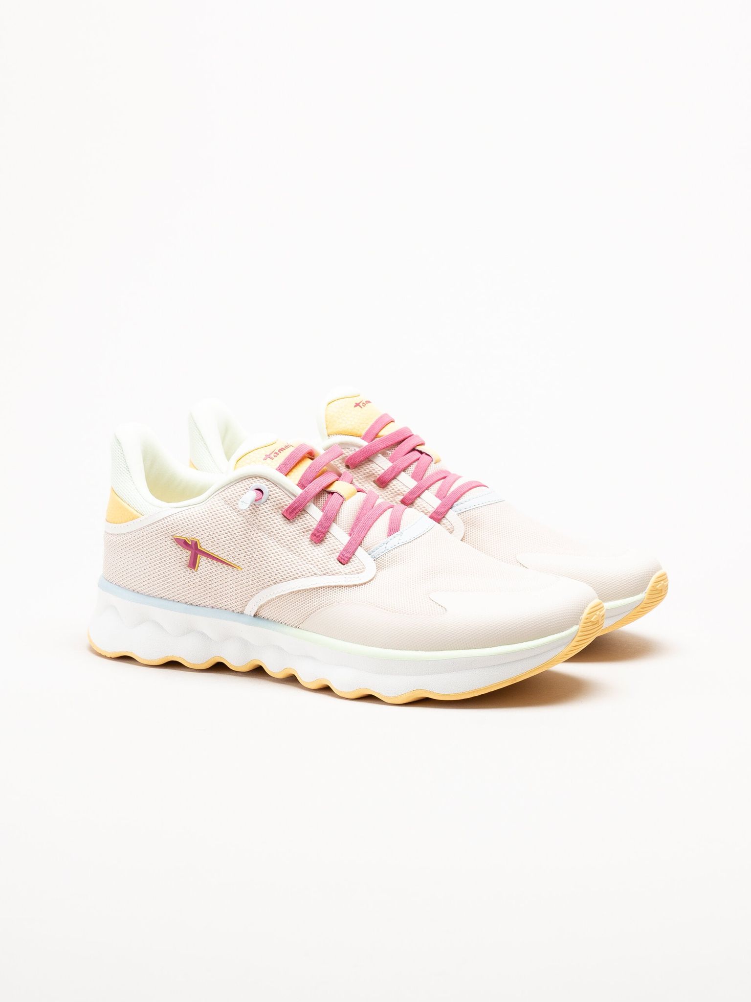 Tamaris - Rosa sneakers i mesh