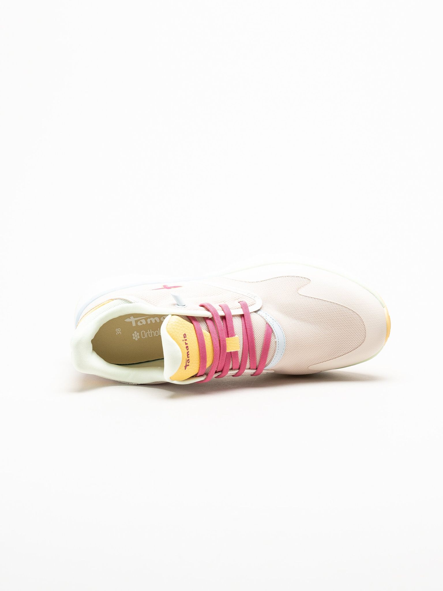 Tamaris - Rosa sneakers i mesh