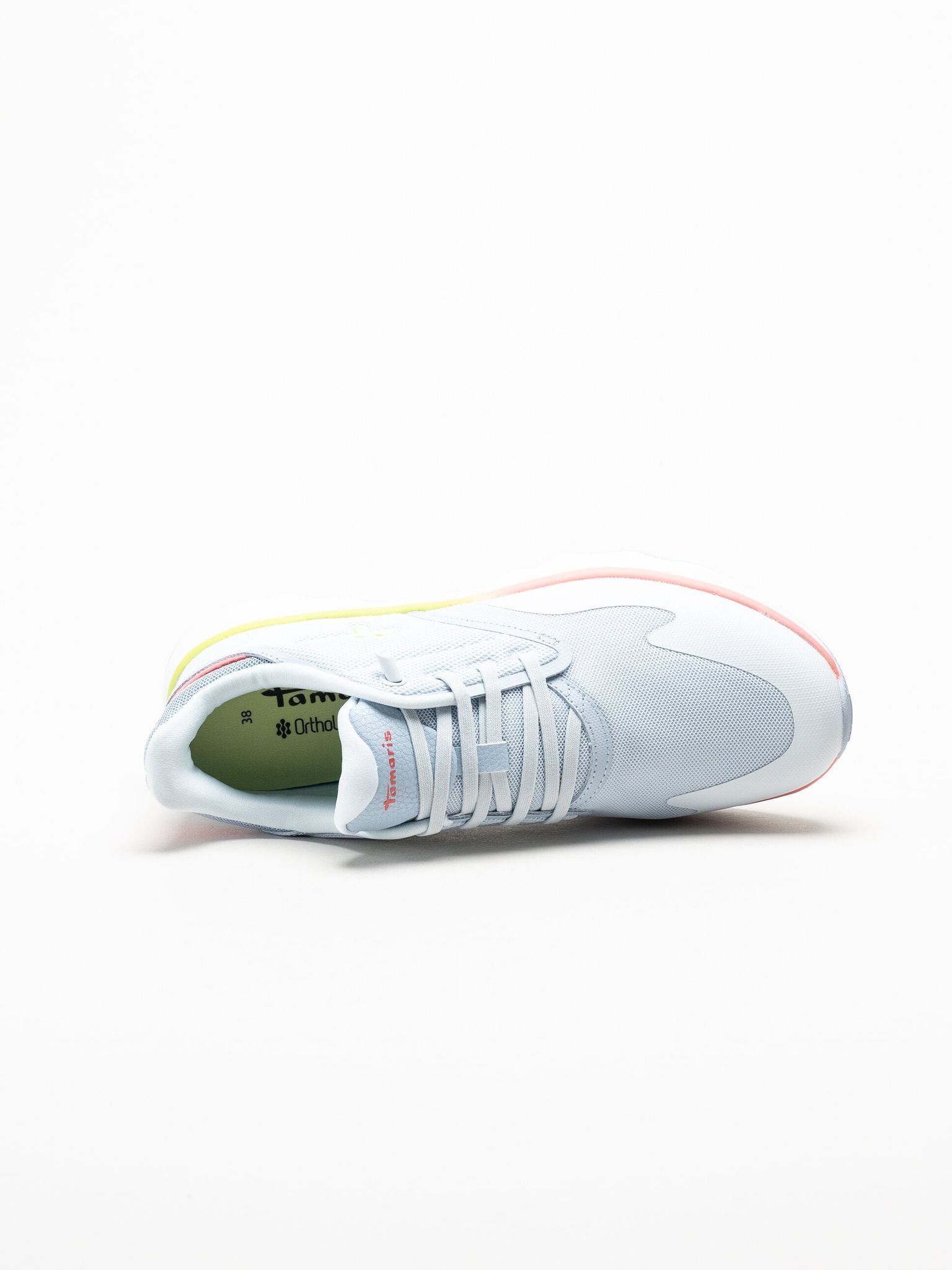 Tamaris - Ljusblå sneakers i mesh