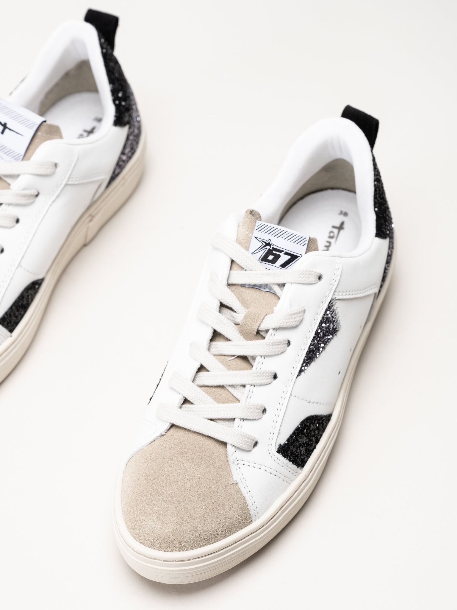 Tamaris - Flerfärgad glittriga sneakers