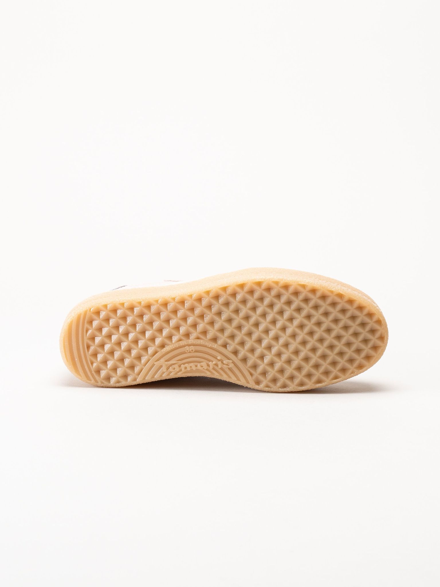 Tamaris - Ljusrosa sneakers i nubuck