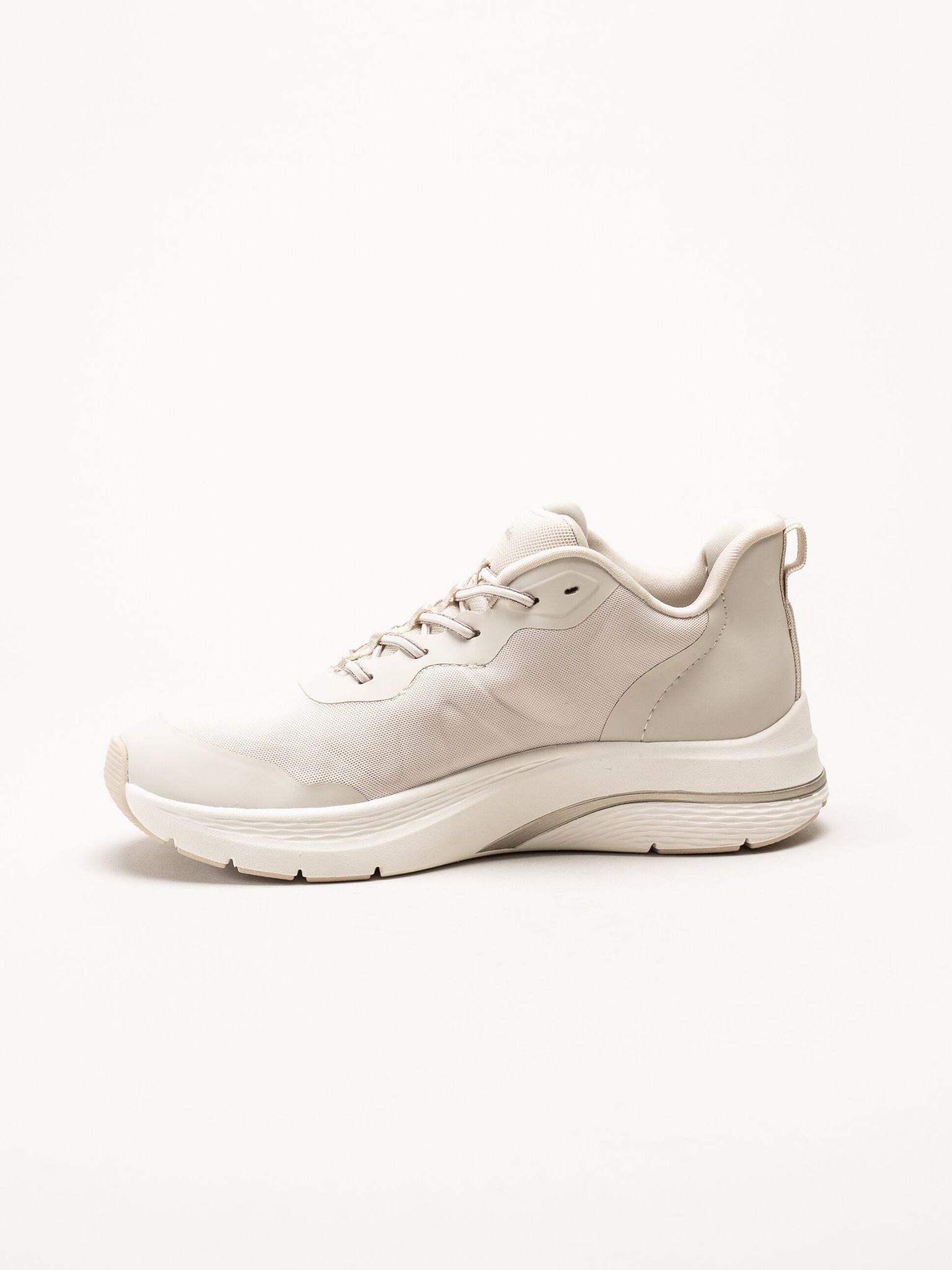 Tamaris - Beige sneakers i textil