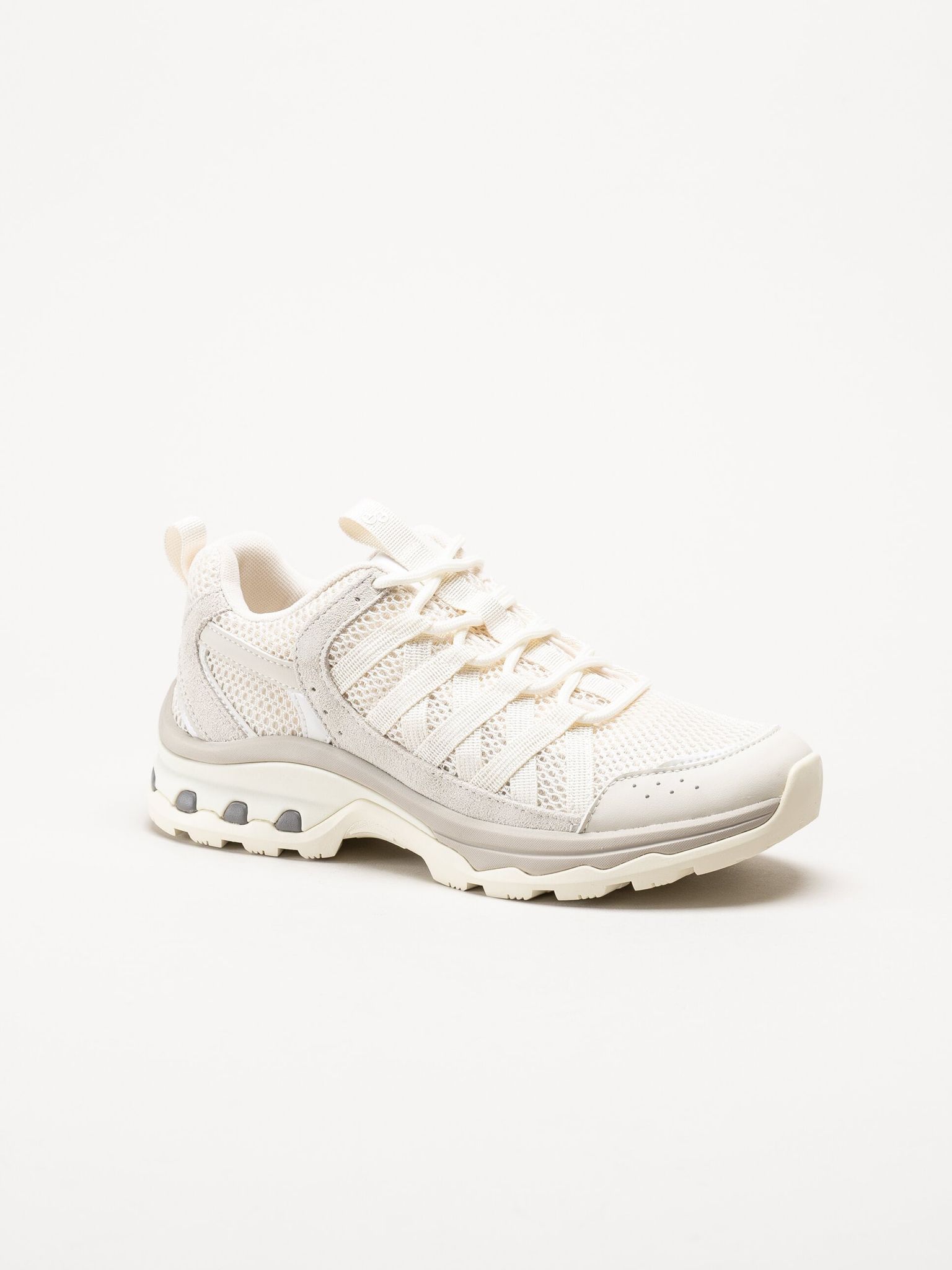 Green Comfort - London sneaker - Vita sneakers i mocka och mesh