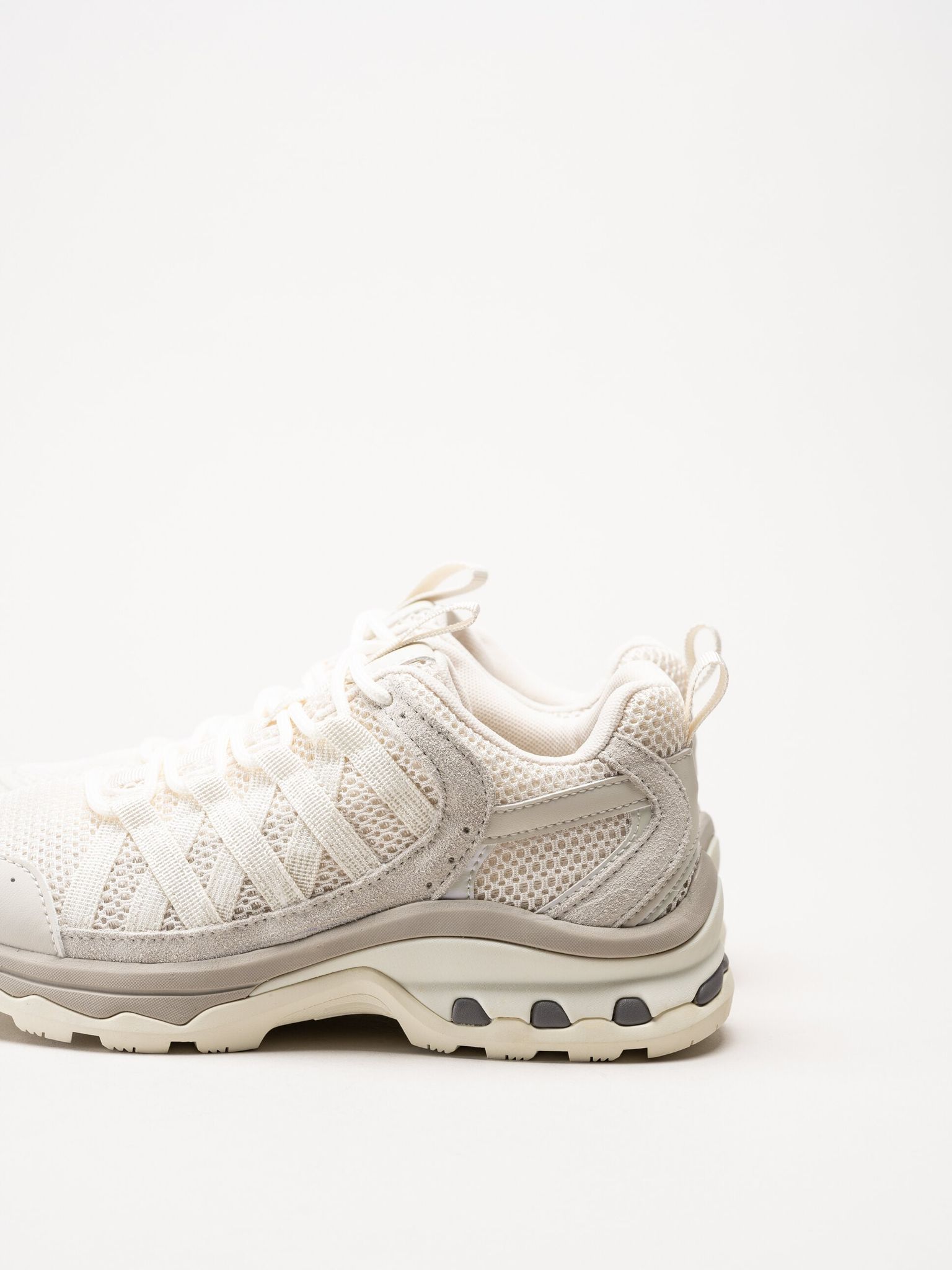 Green Comfort - London sneaker - Vita sneakers i mocka och mesh