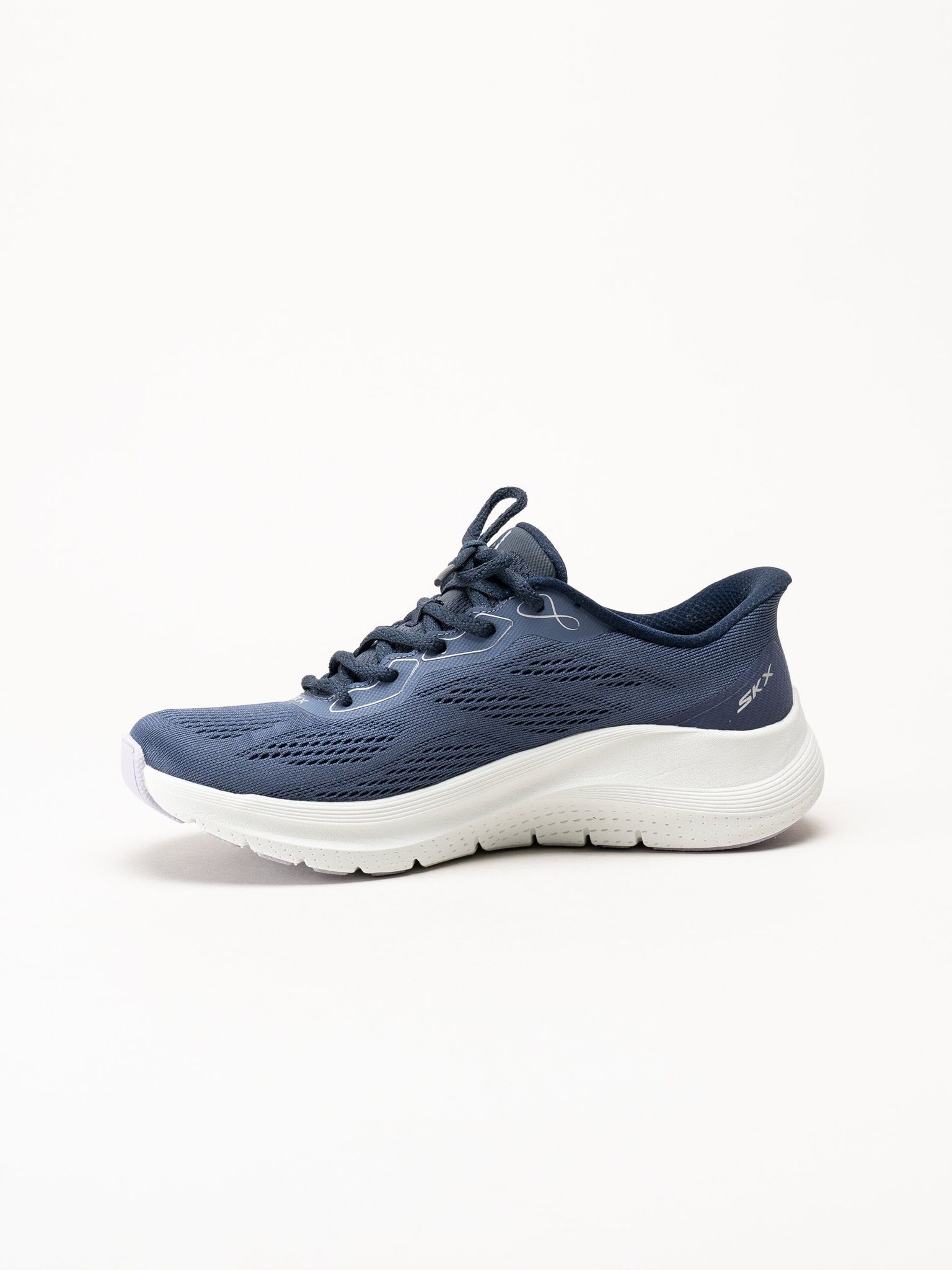 Skechers - Arch Fit 2.0 - Marinblå slip-ins sneakers i mesh