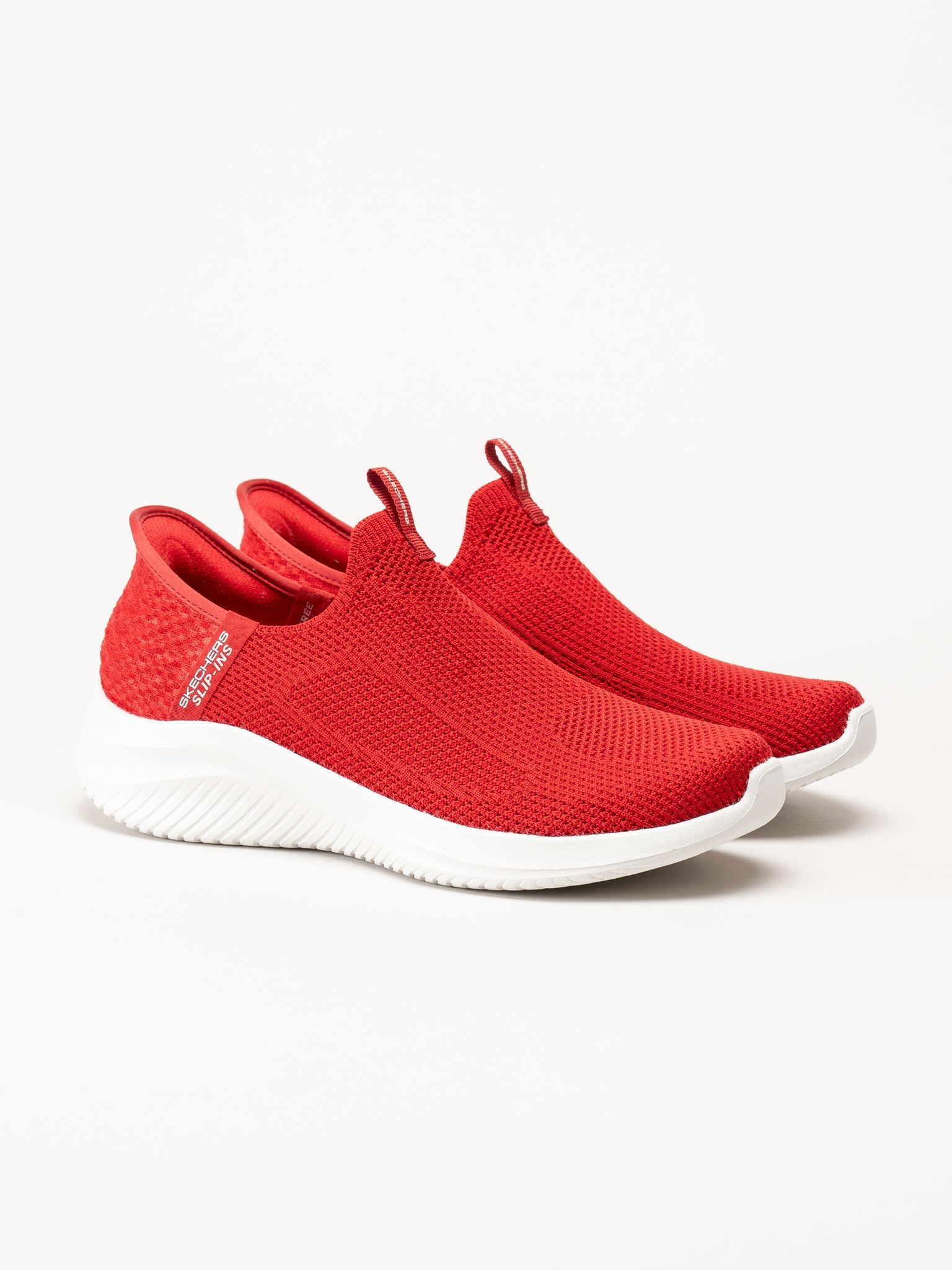 Skechers - Ultra Flex 3.0 - Röda slip-ins sneakers