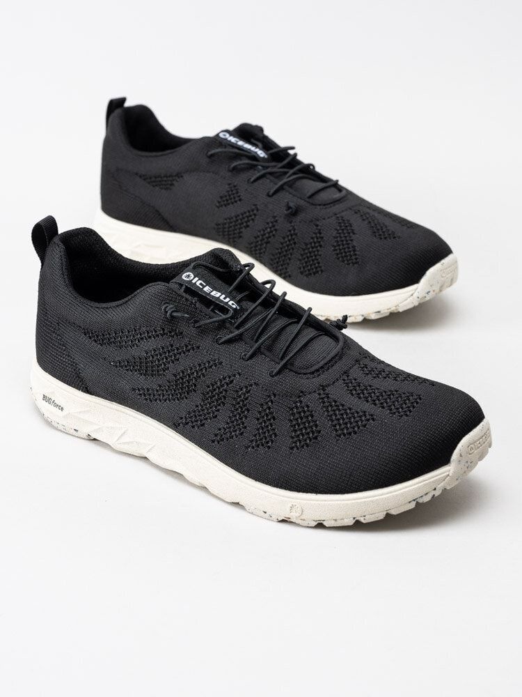 Icebug - Eli RB9X - Svarta sportskor med vit sula i mesh