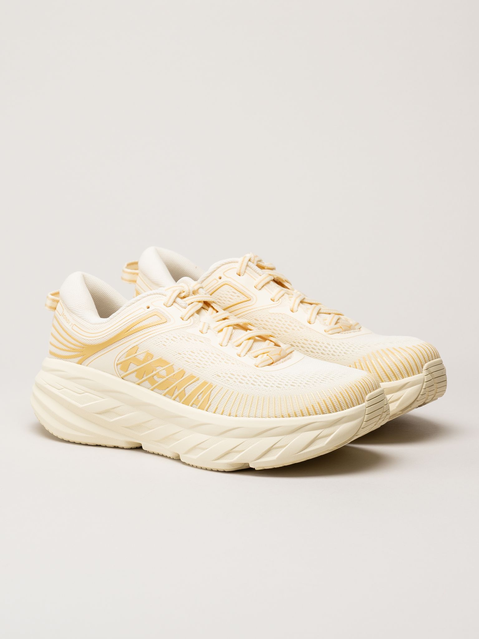 HOKA - Bondi 7 - Gula sportskor