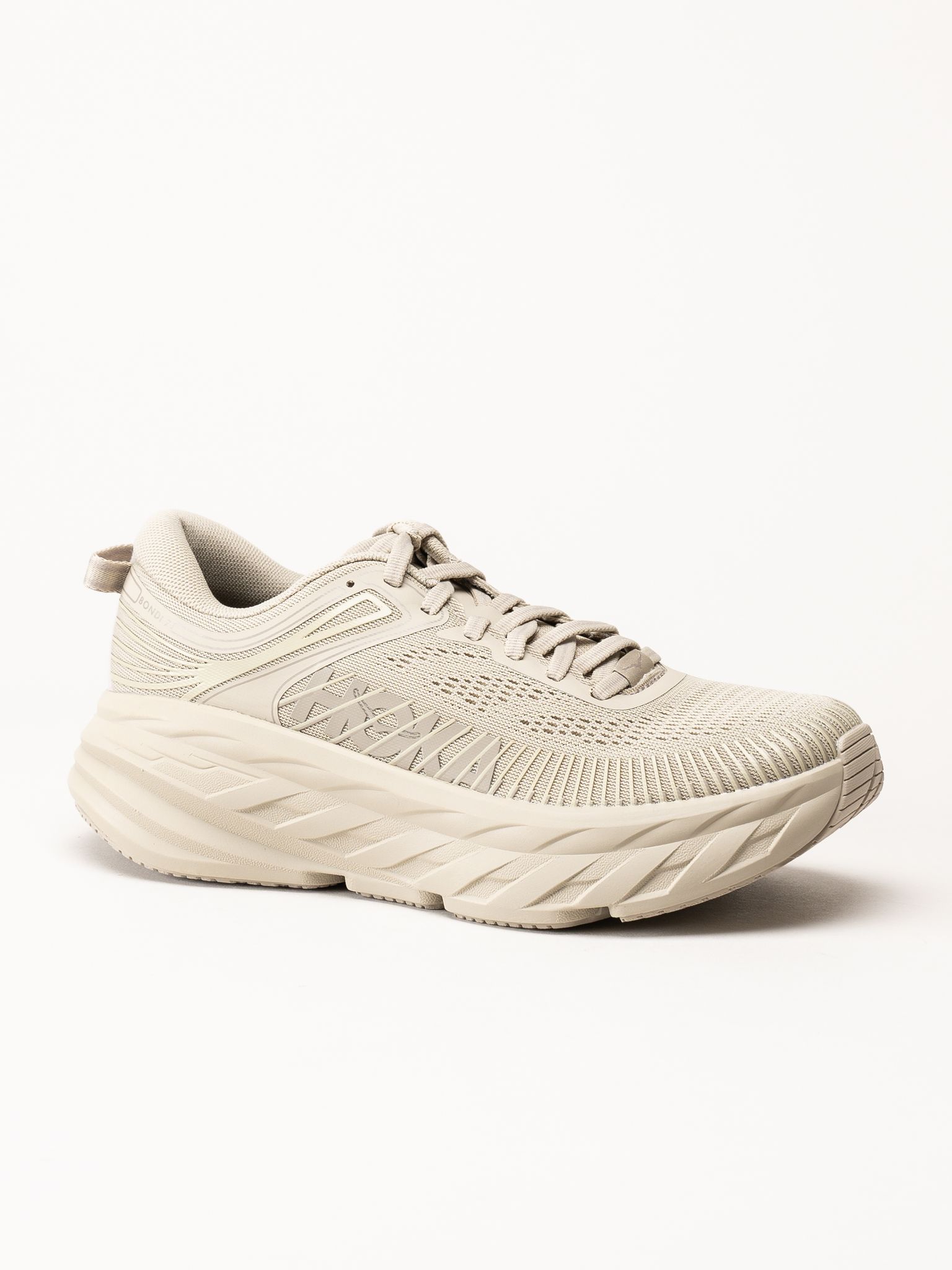 HOKA - Bondi 7 - Beige sportskor
