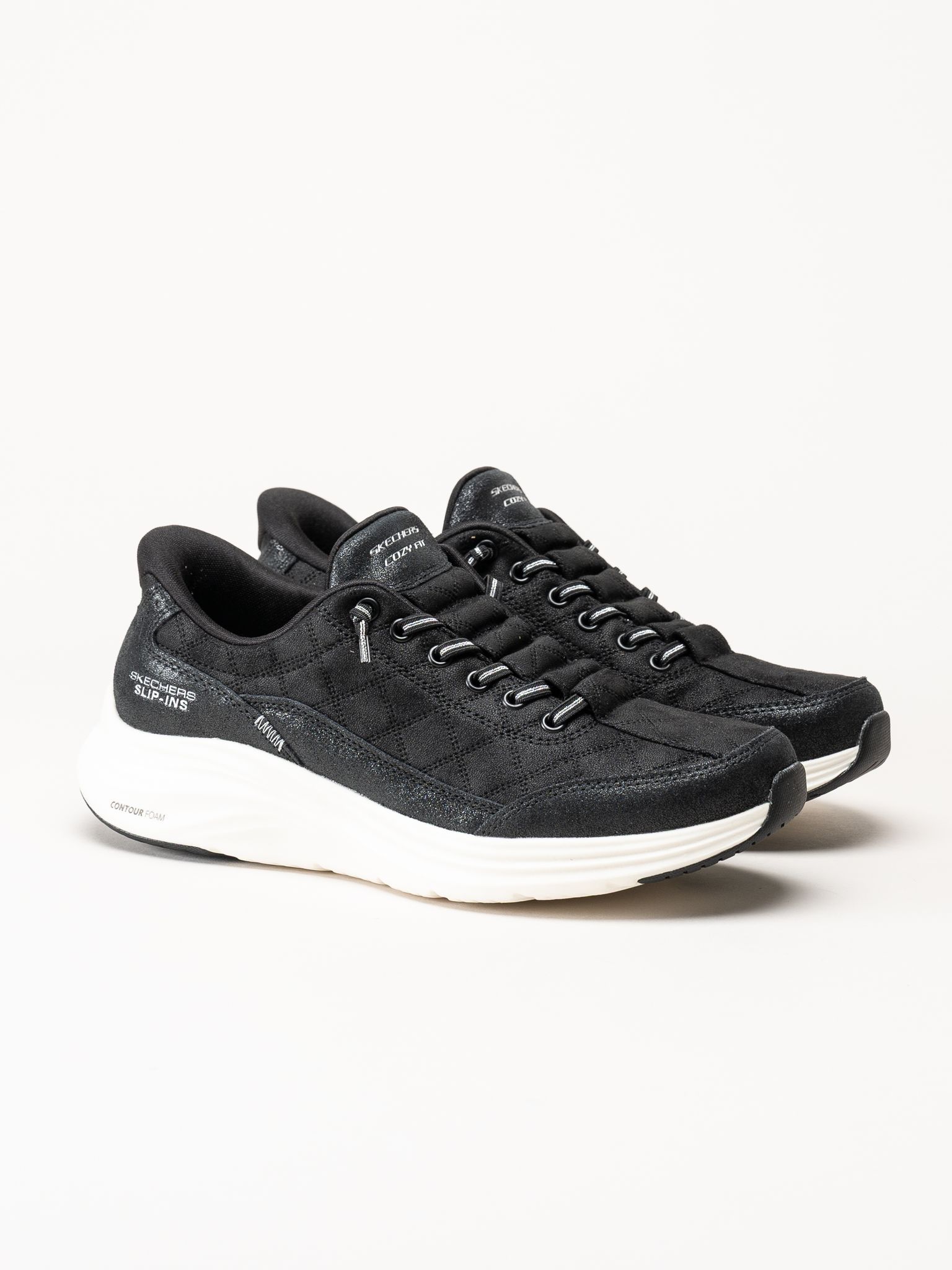 Skechers - Contour Foam - Cozy - Svarta sneakers
