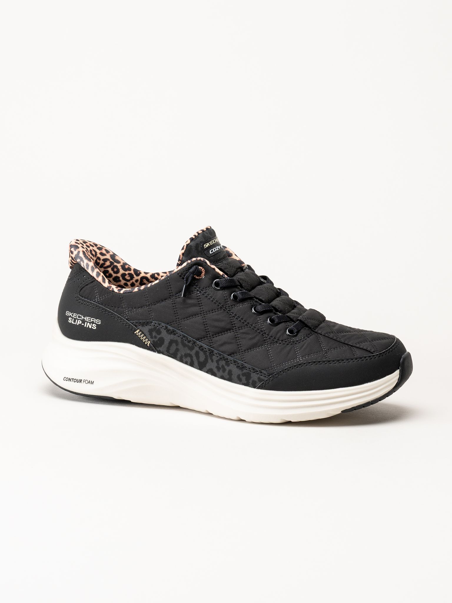 Skechers - Contour Foam - Cozy - Svarta sneakers