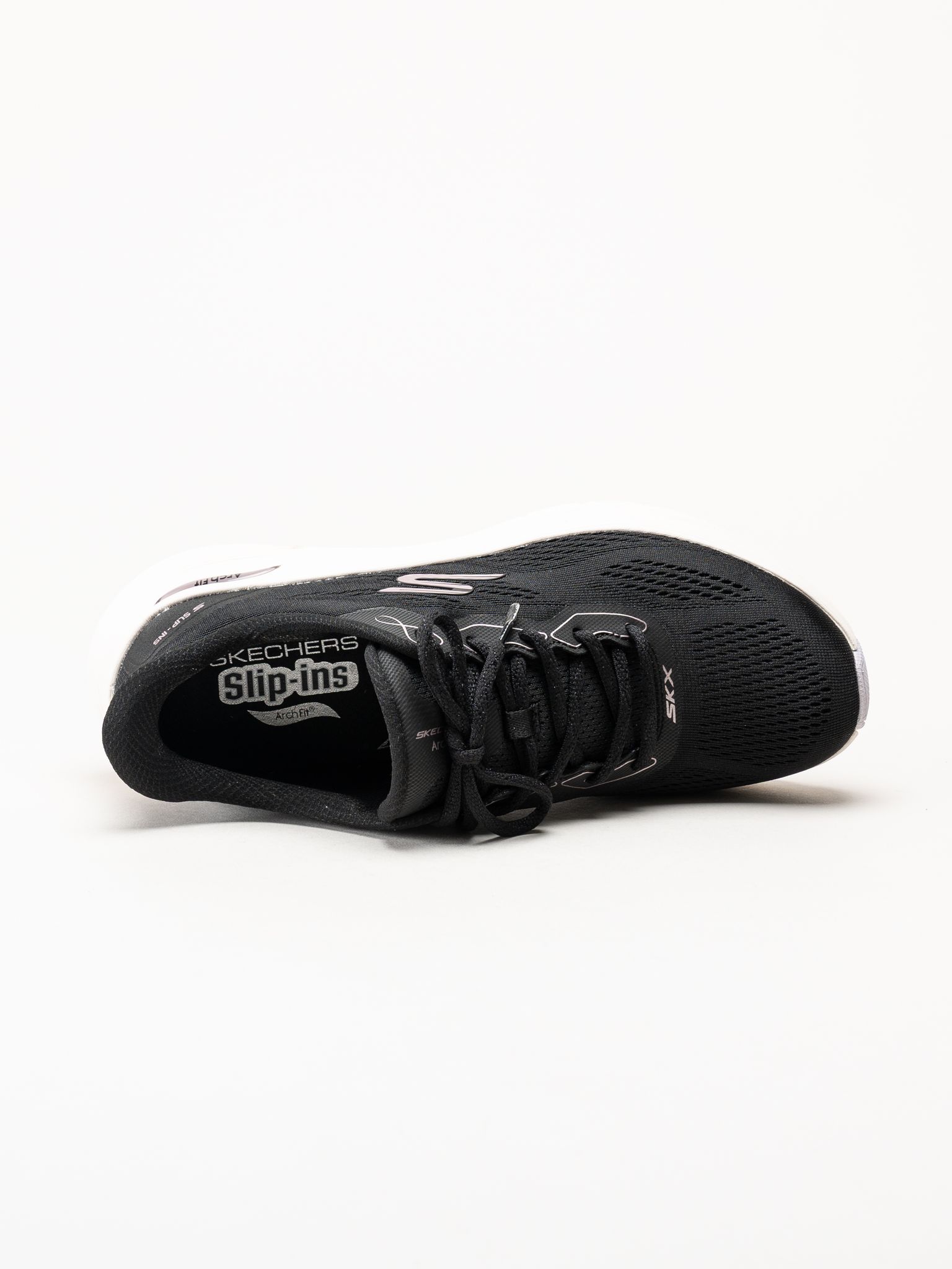 Skechers - Arch Fit 2.0 - Svarta slip-ins sneakers