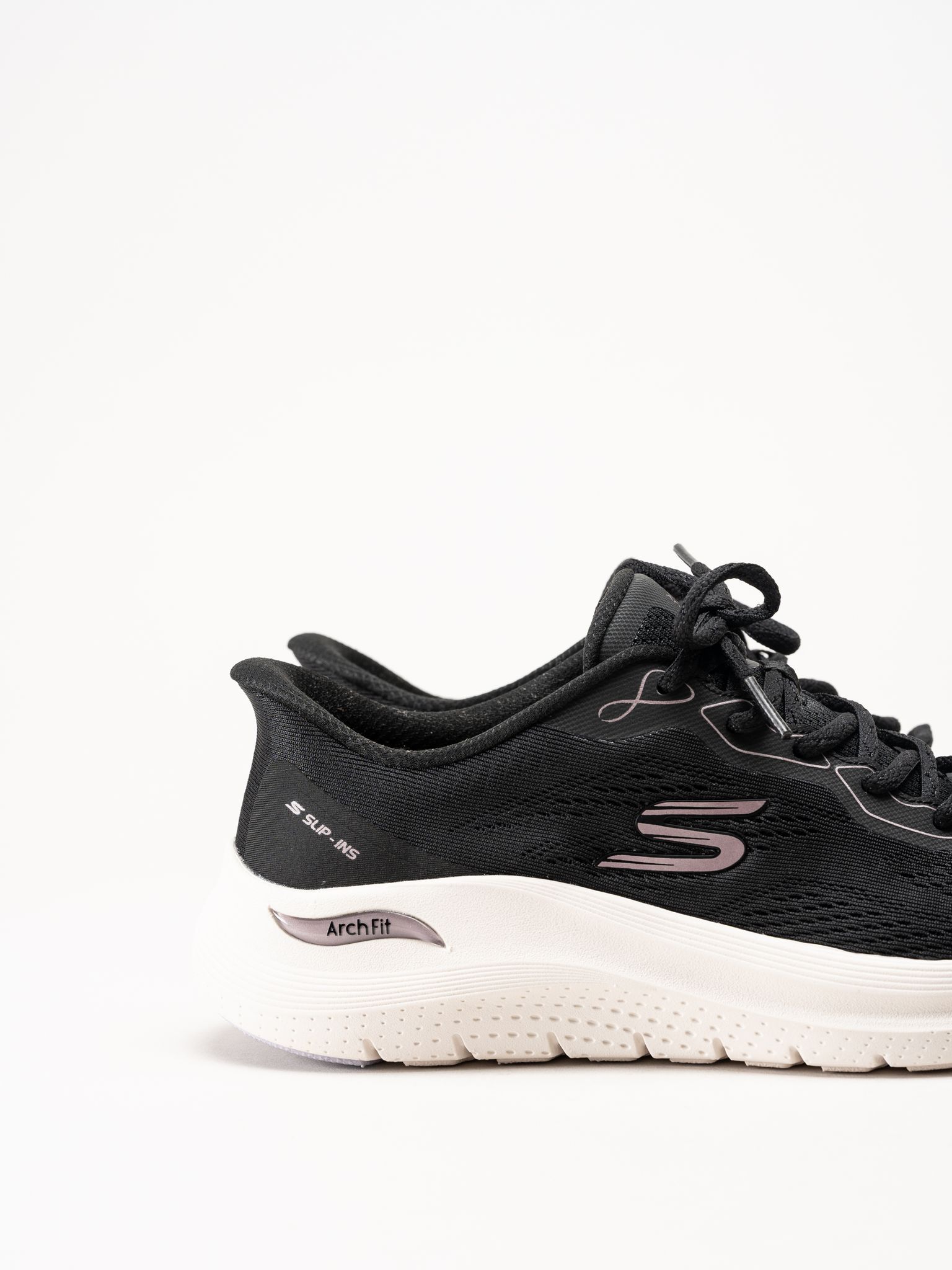 Skechers - Arch Fit 2.0 - Svarta slip-ins sneakers