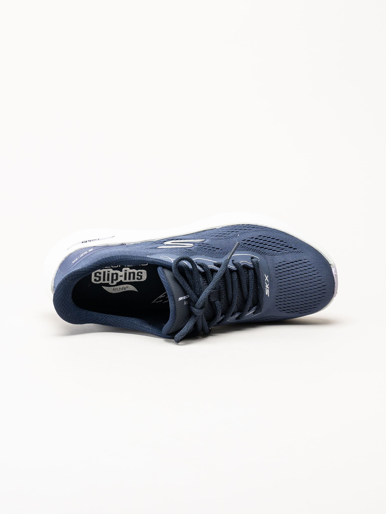 Skechers - Arch Fit 2.0 - Marinblå slip-ins sneakers