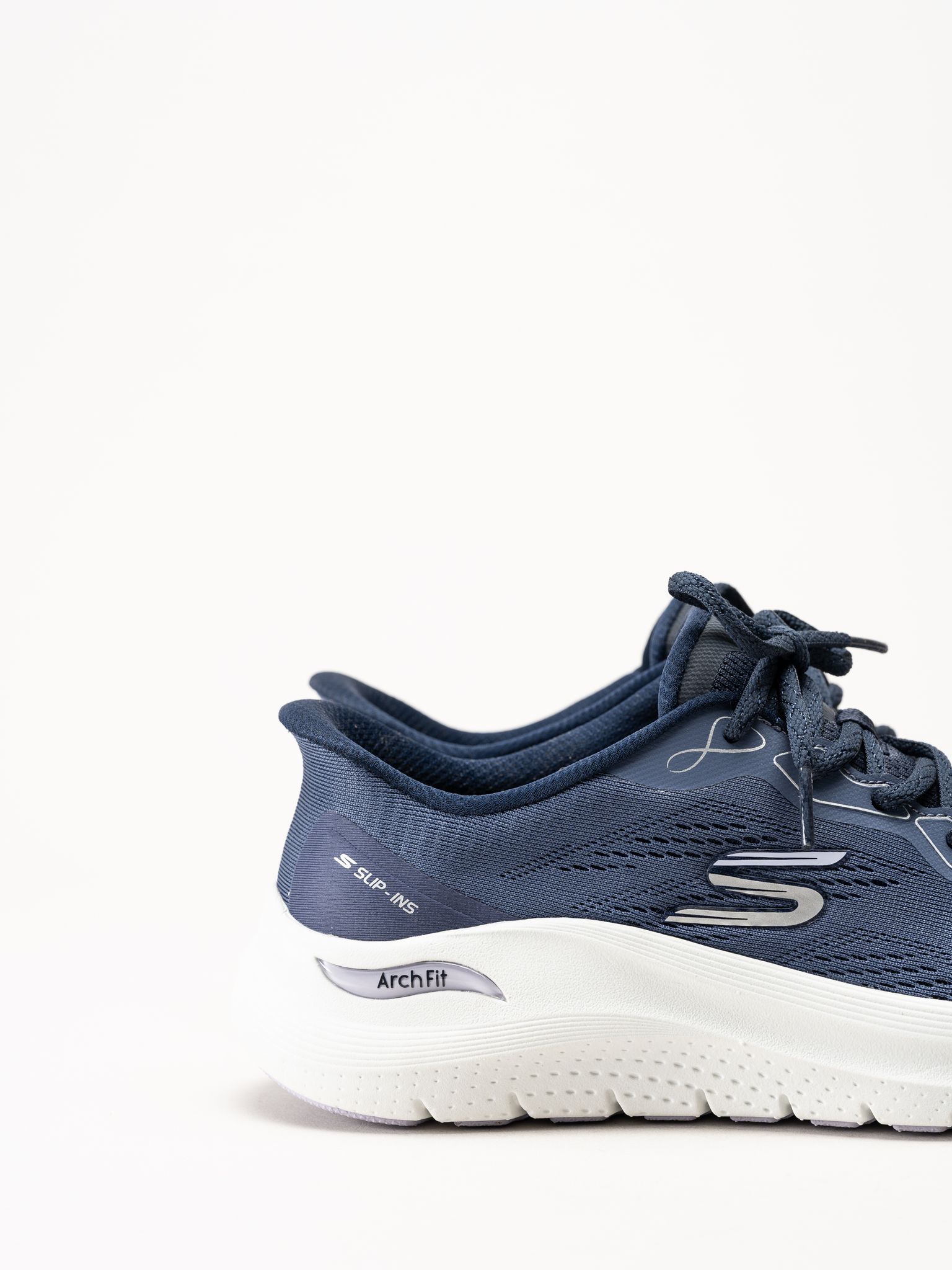 Skechers - Arch Fit 2.0 - Marinblå slip-ins sneakers