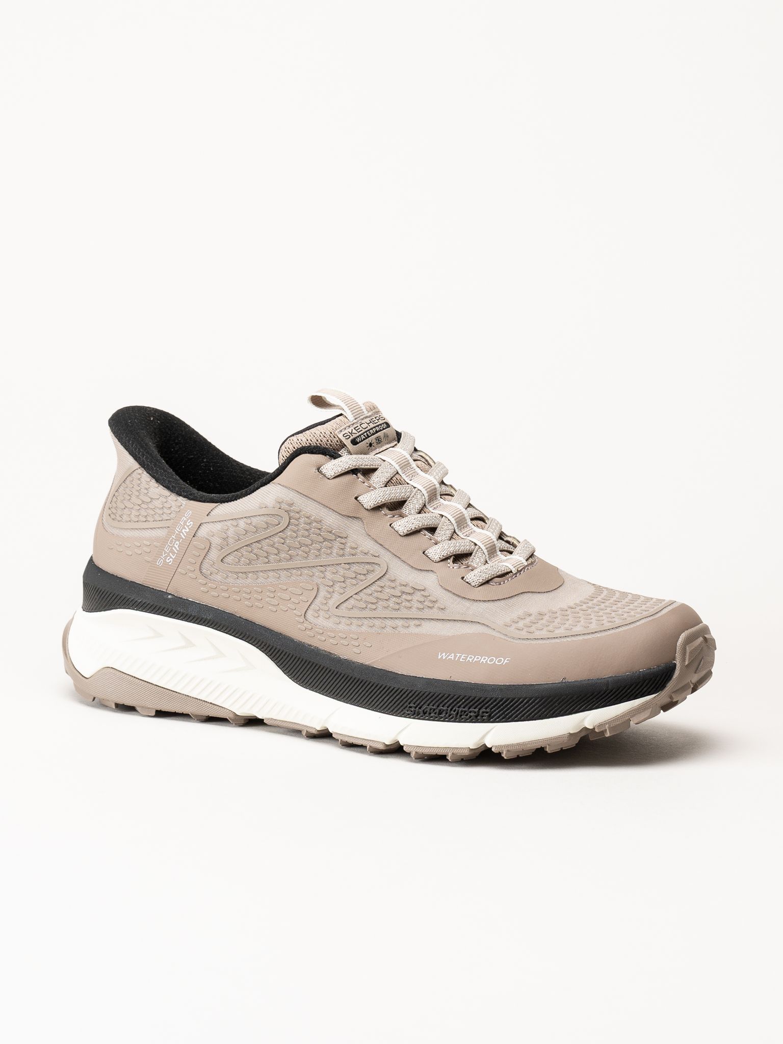 Skechers - Switch Back - Mist - Beige sportskor