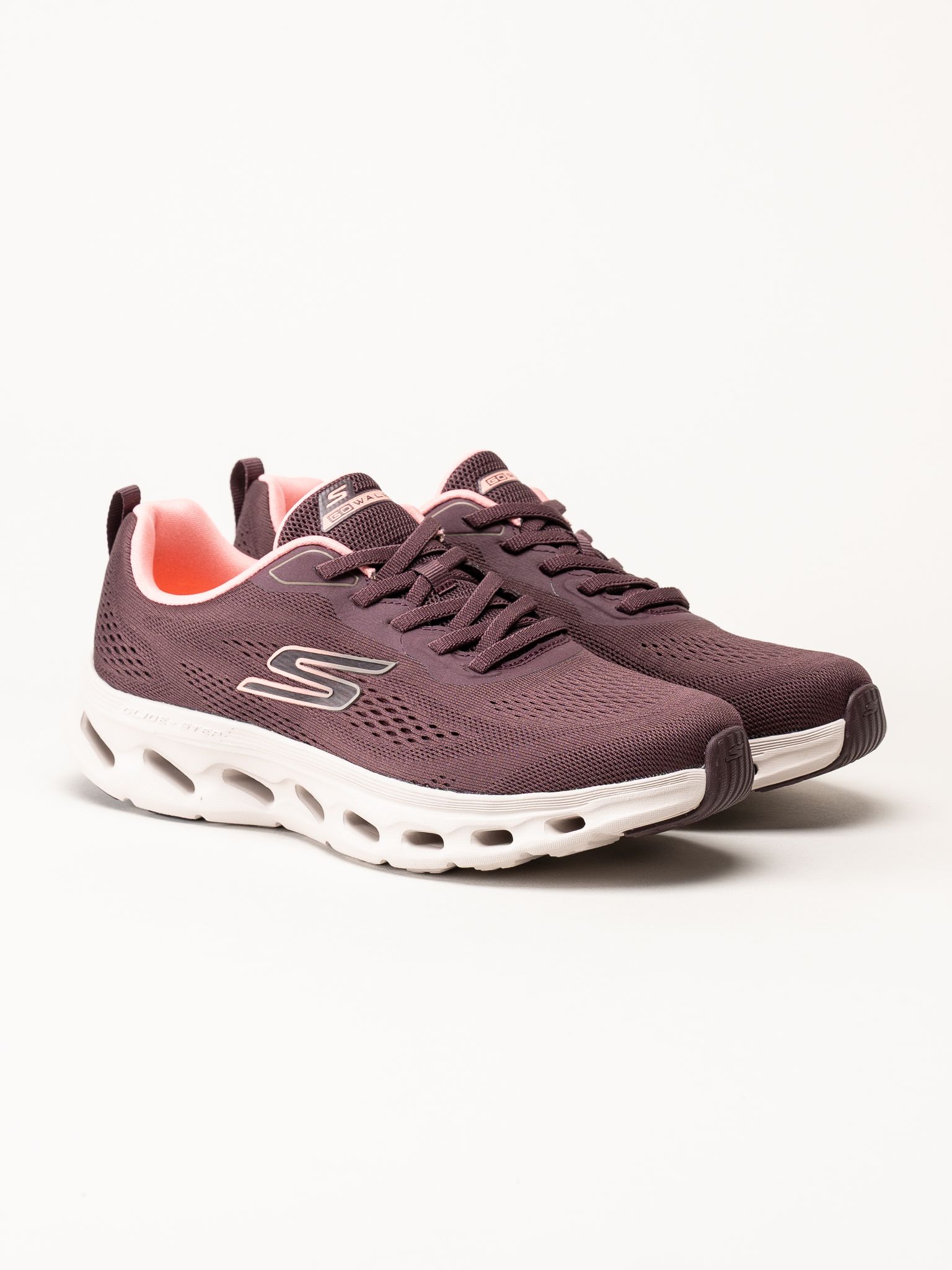 Skechers - Go Walk Glide-Step 2.0 - Vinröda sneakers