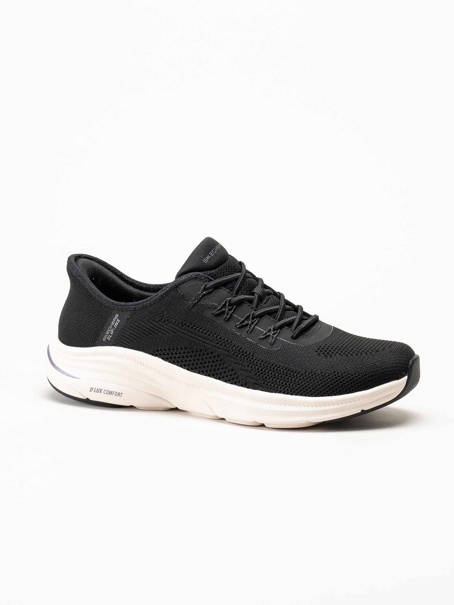 Skechers - DLux Comfort 2.0 - Svarta slip-ins sneakers