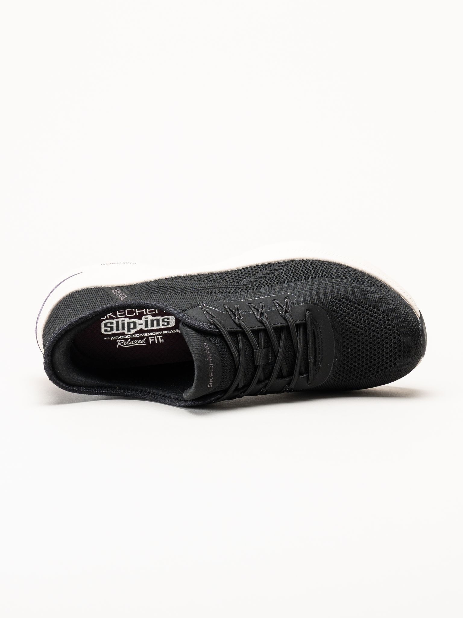 Skechers - DLux Comfort 2.0 - Svarta slip-ins sneakers
