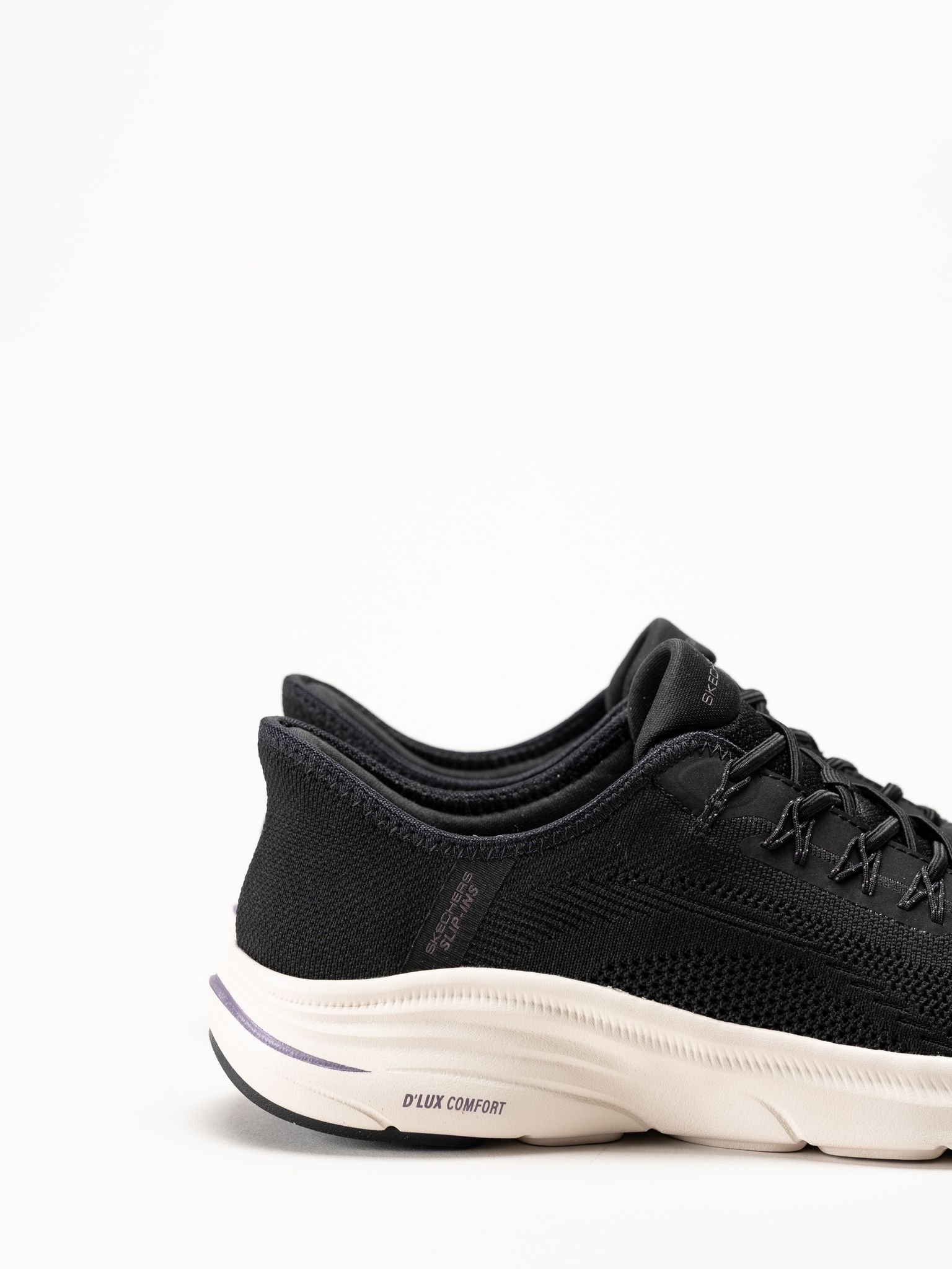 Skechers - DLux Comfort 2.0 - Svarta slip-ins sneakers