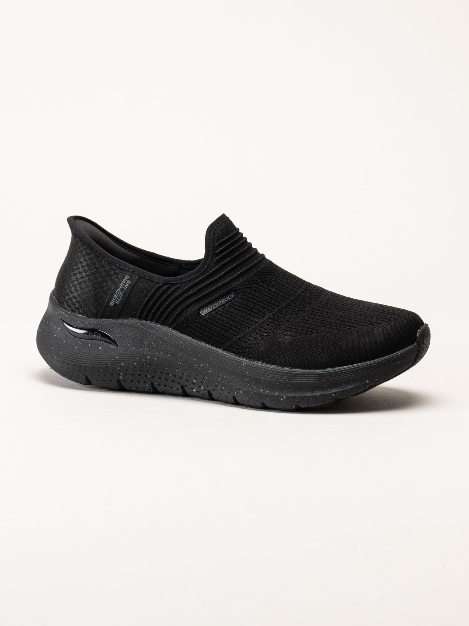 Skechers - Arch Fit 2.0 - Svarta slip-ins sneakers