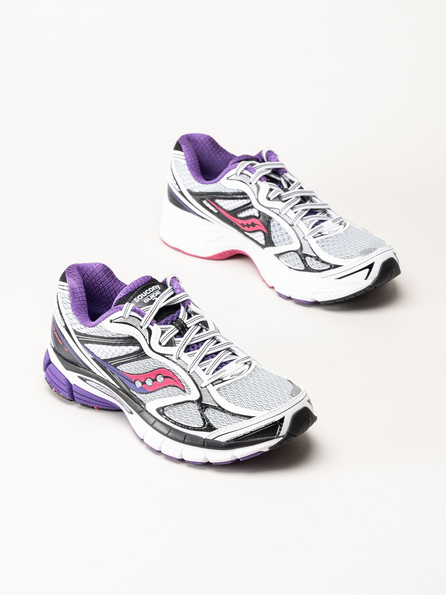 Saucony - Progrid Guide 7 - Vit/Lila sneakers