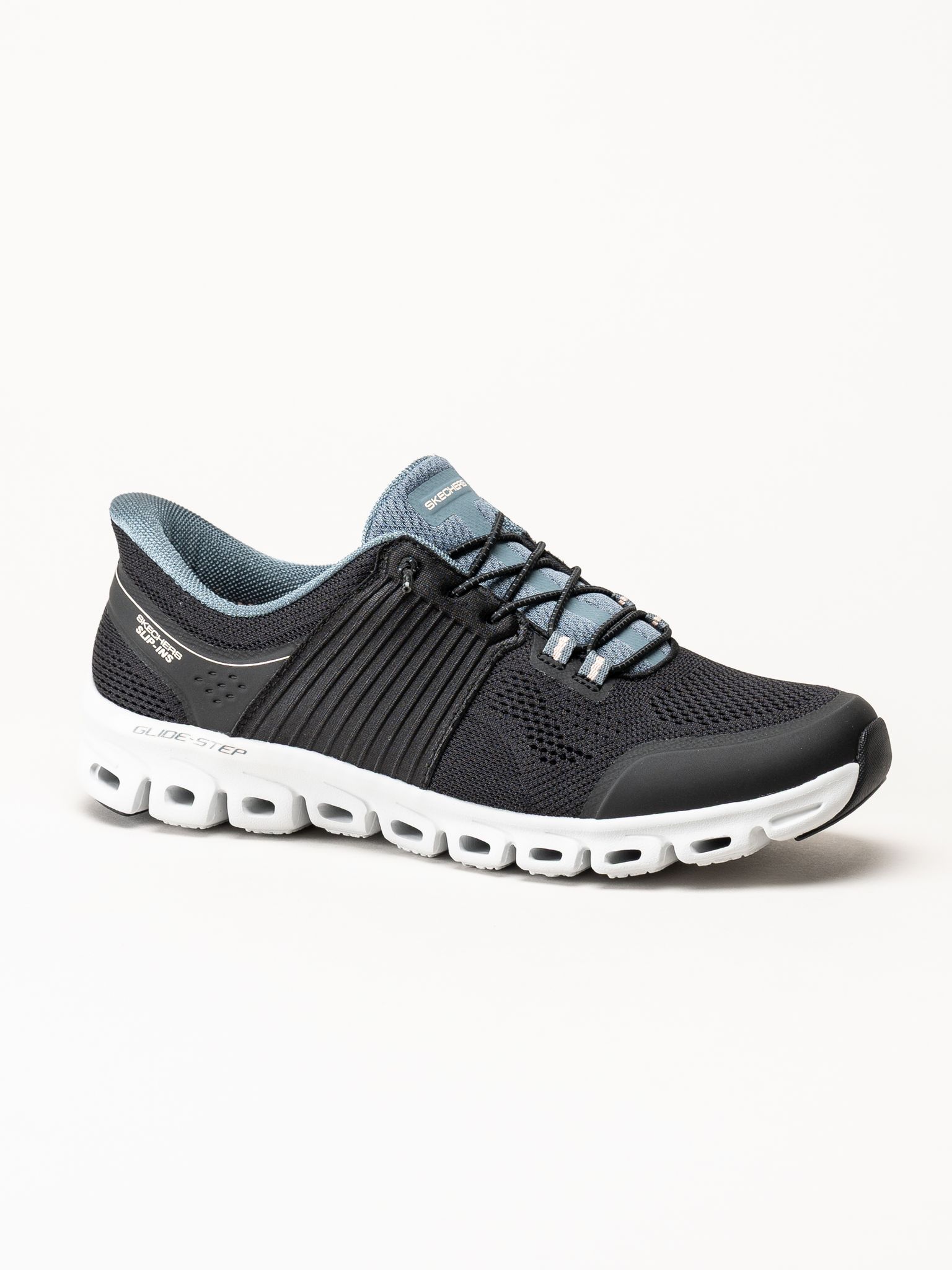 Skechers - Glide Step - Svarta slip ins sneakers