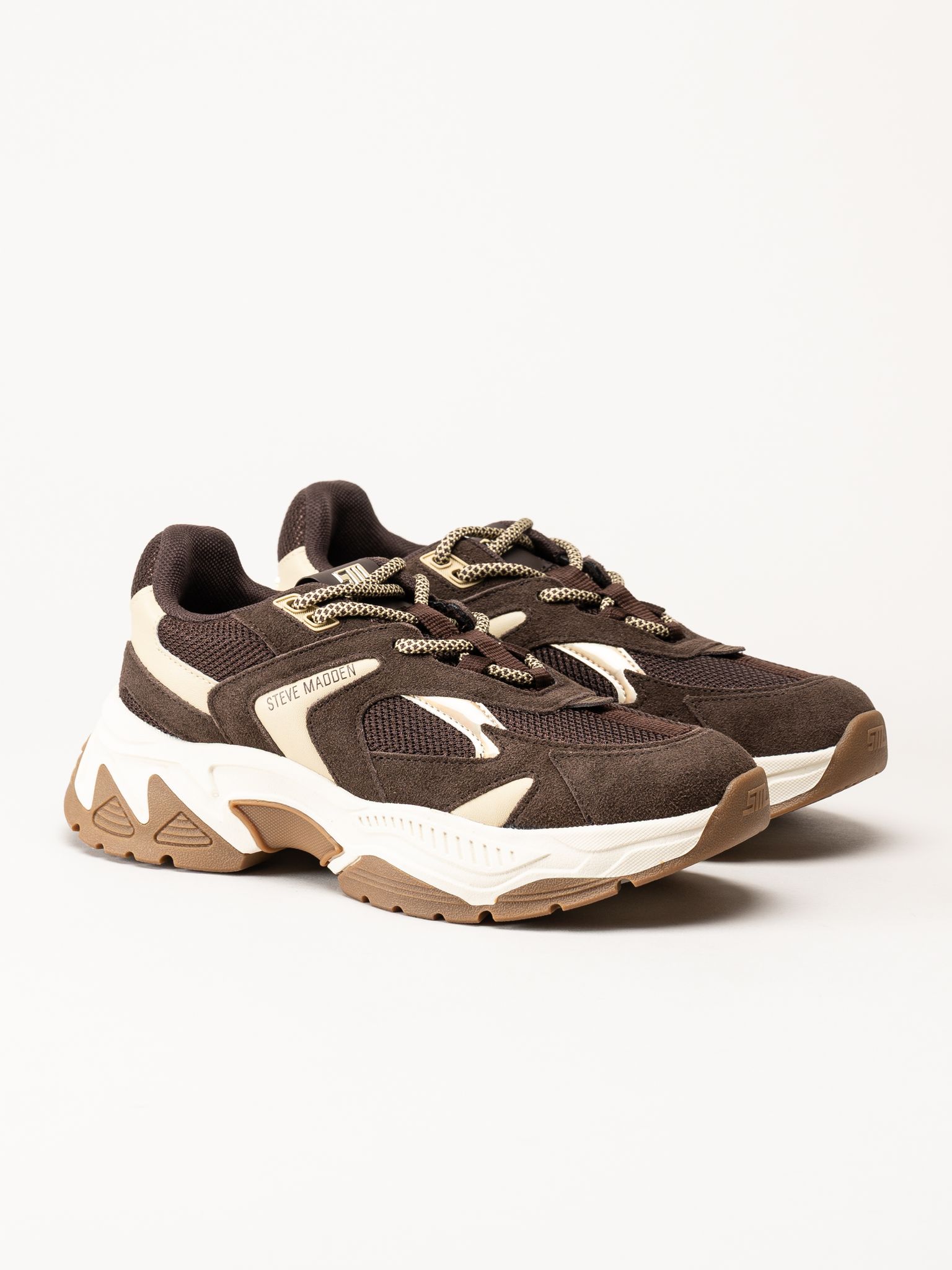 Steve Madden - Ample - Mörkbruna sneakers