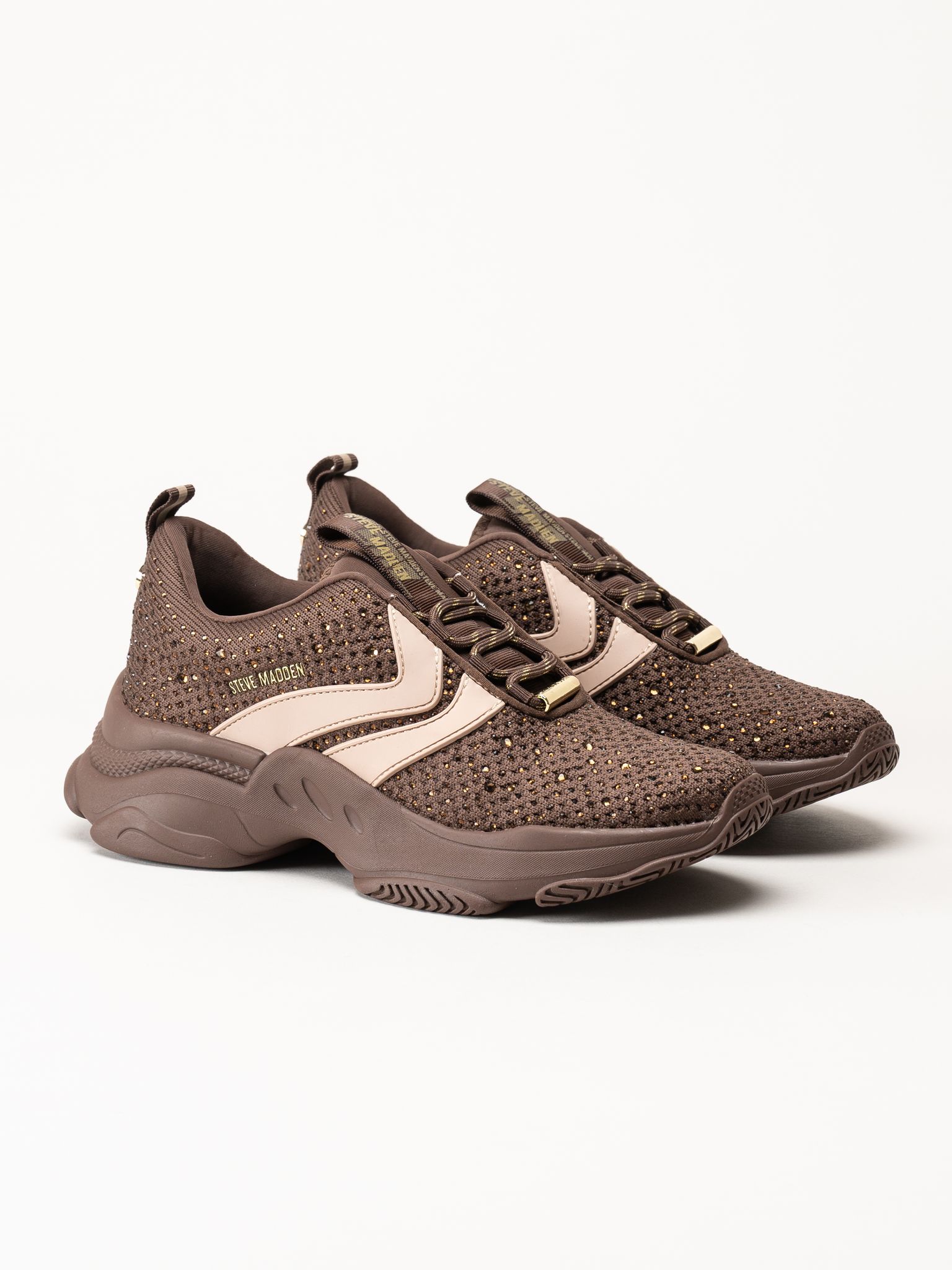 Steve Madden - Main St.-RE - Mörkbruna sneakers