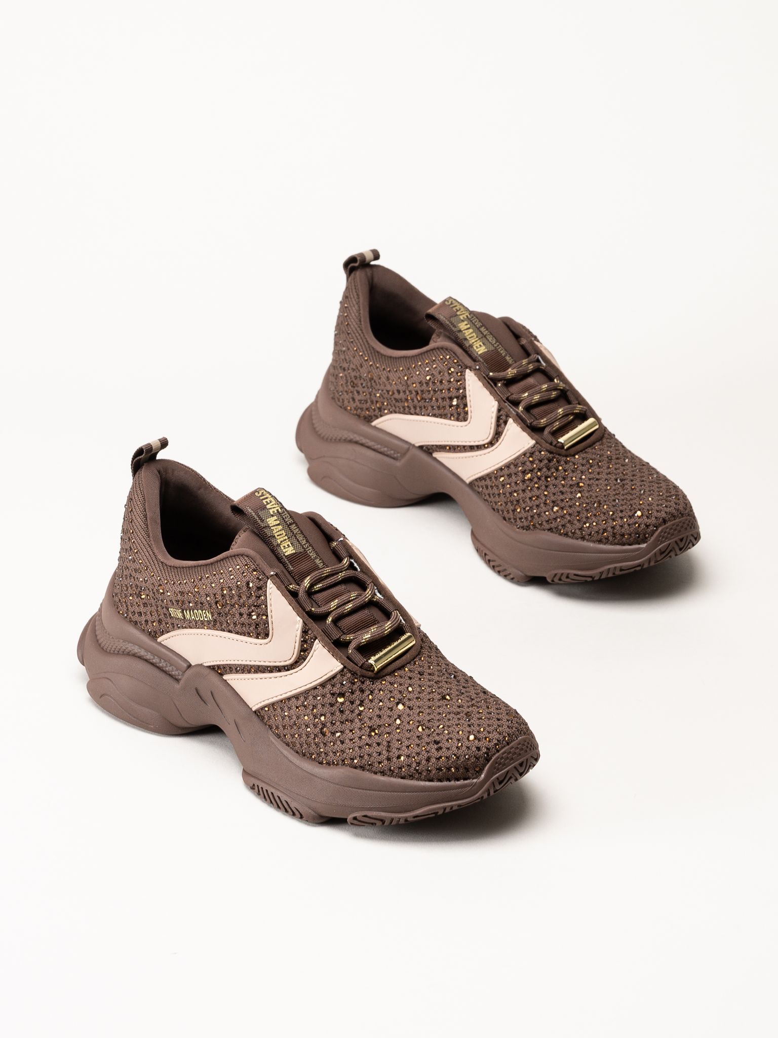 Steve Madden - Main St.-RE - Mörkbruna sneakers