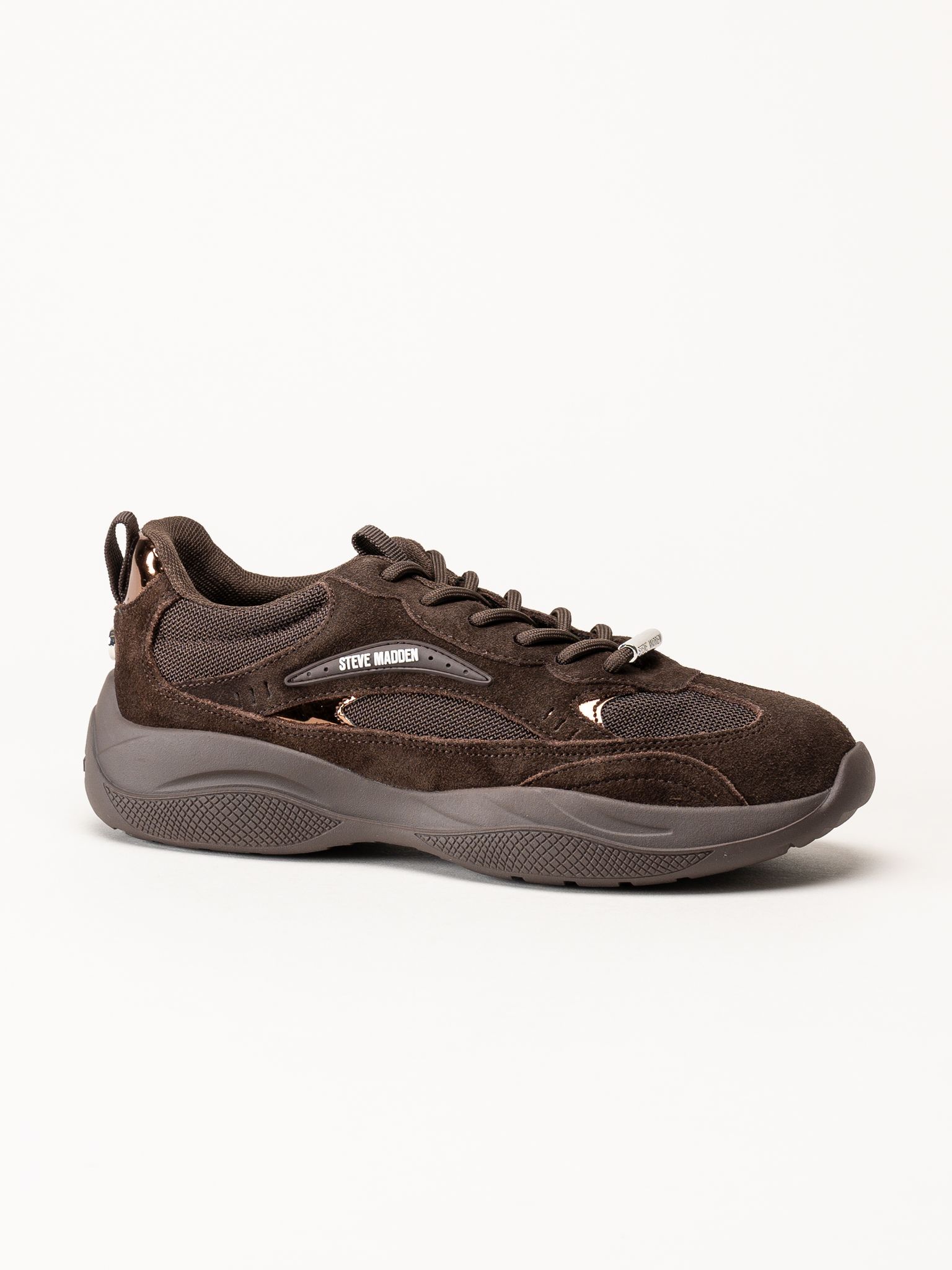 Steve Madden - Premio-E - Mörkbruna sneakers