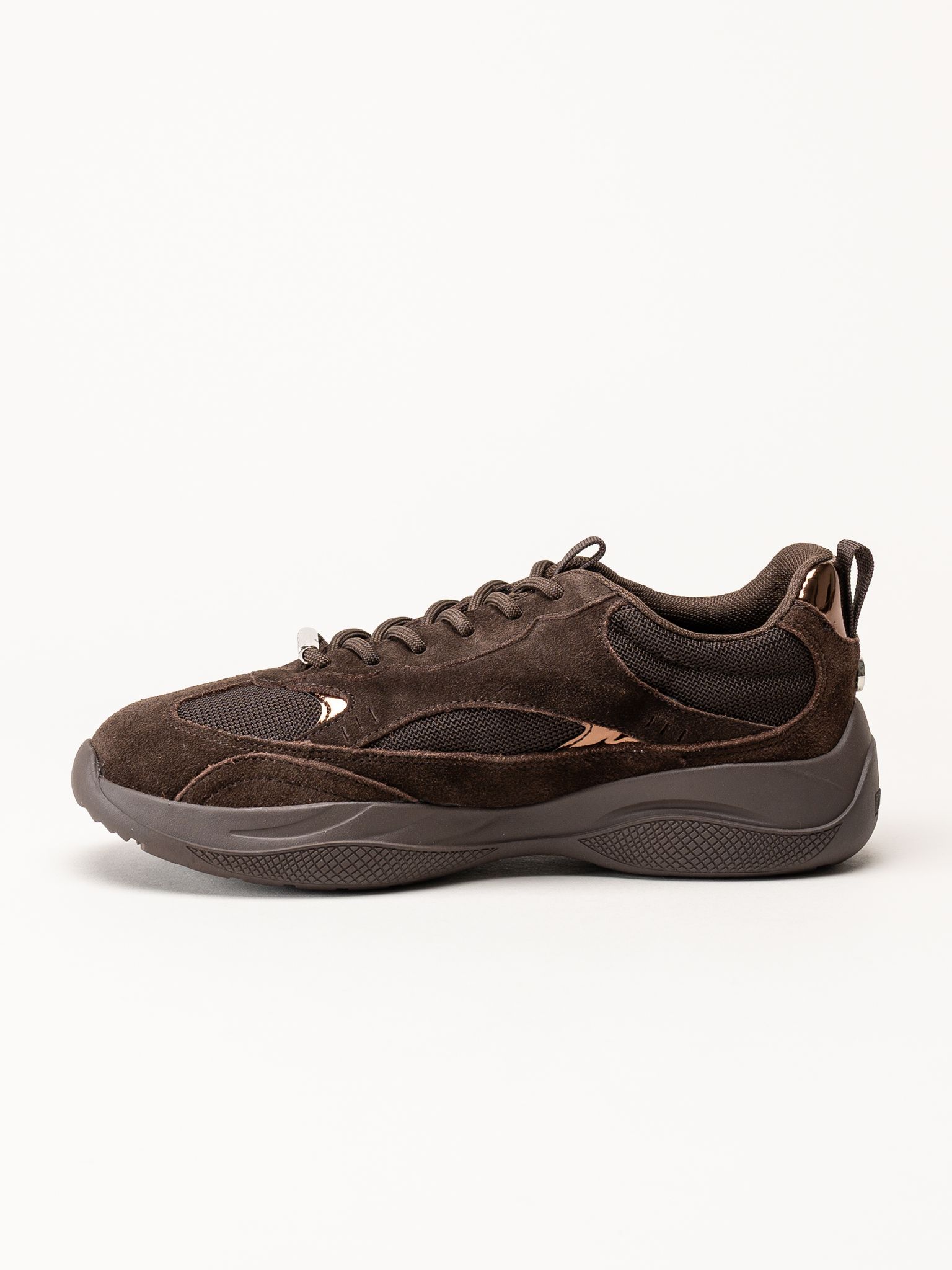Steve Madden - Premio-E - Mörkbruna sneakers