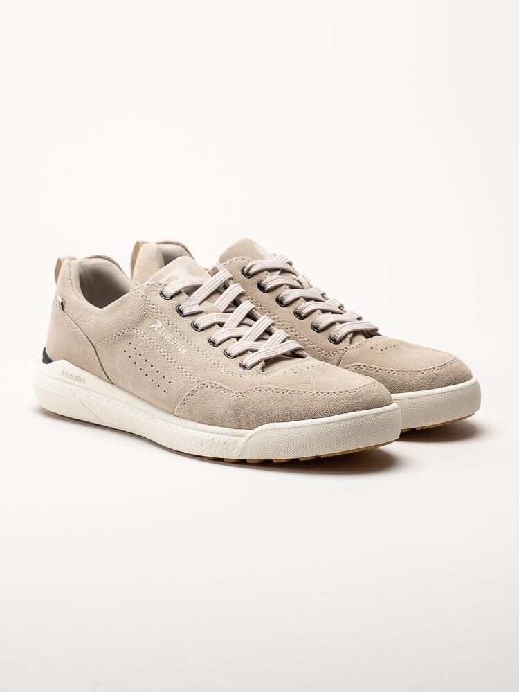 Rieker Evolution - Beige sneakers i mocka