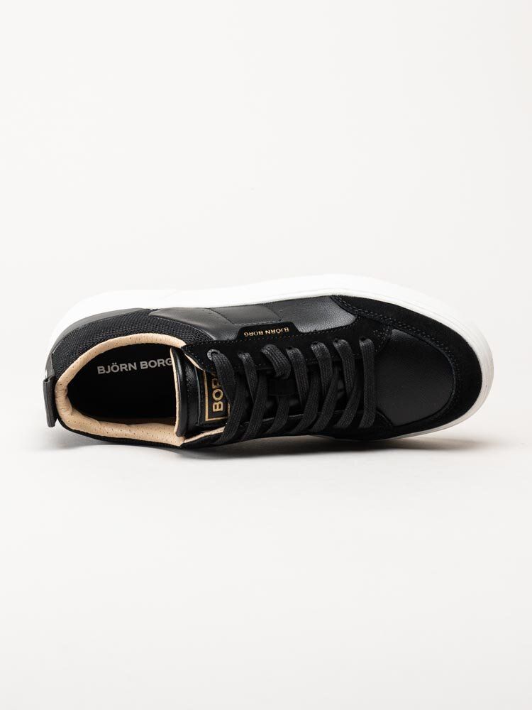 Björn Borg - T1930 Nyl M - Svarta sneakers i skinnimitation